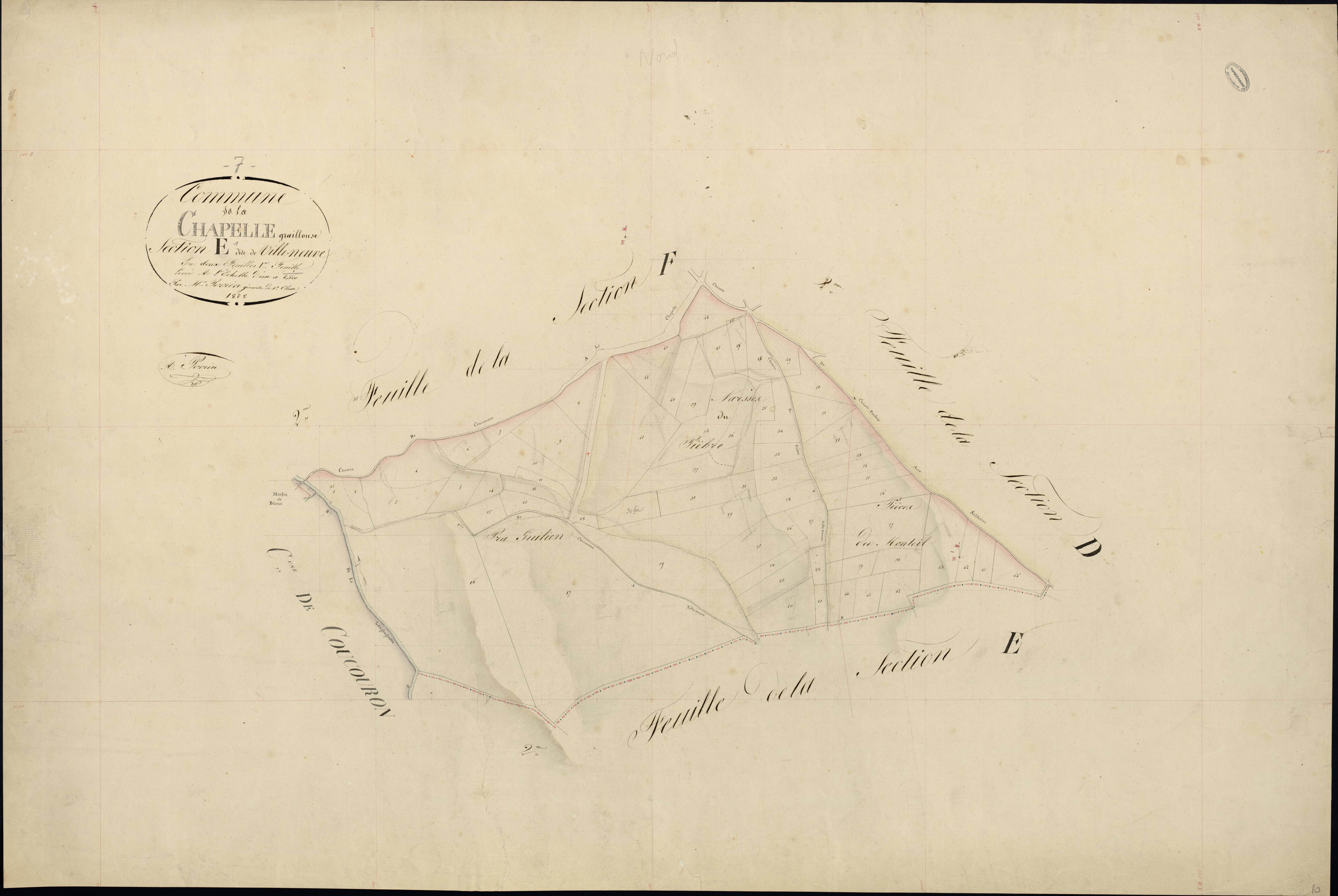 Lachapelle-Graillouse - Section E - Feuillet 1
