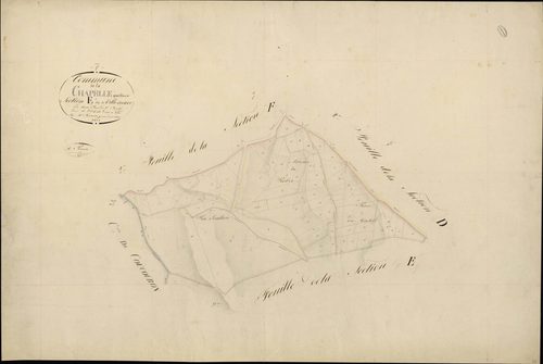 Lachapelle-Graillouse - Section E - Feuillet 1