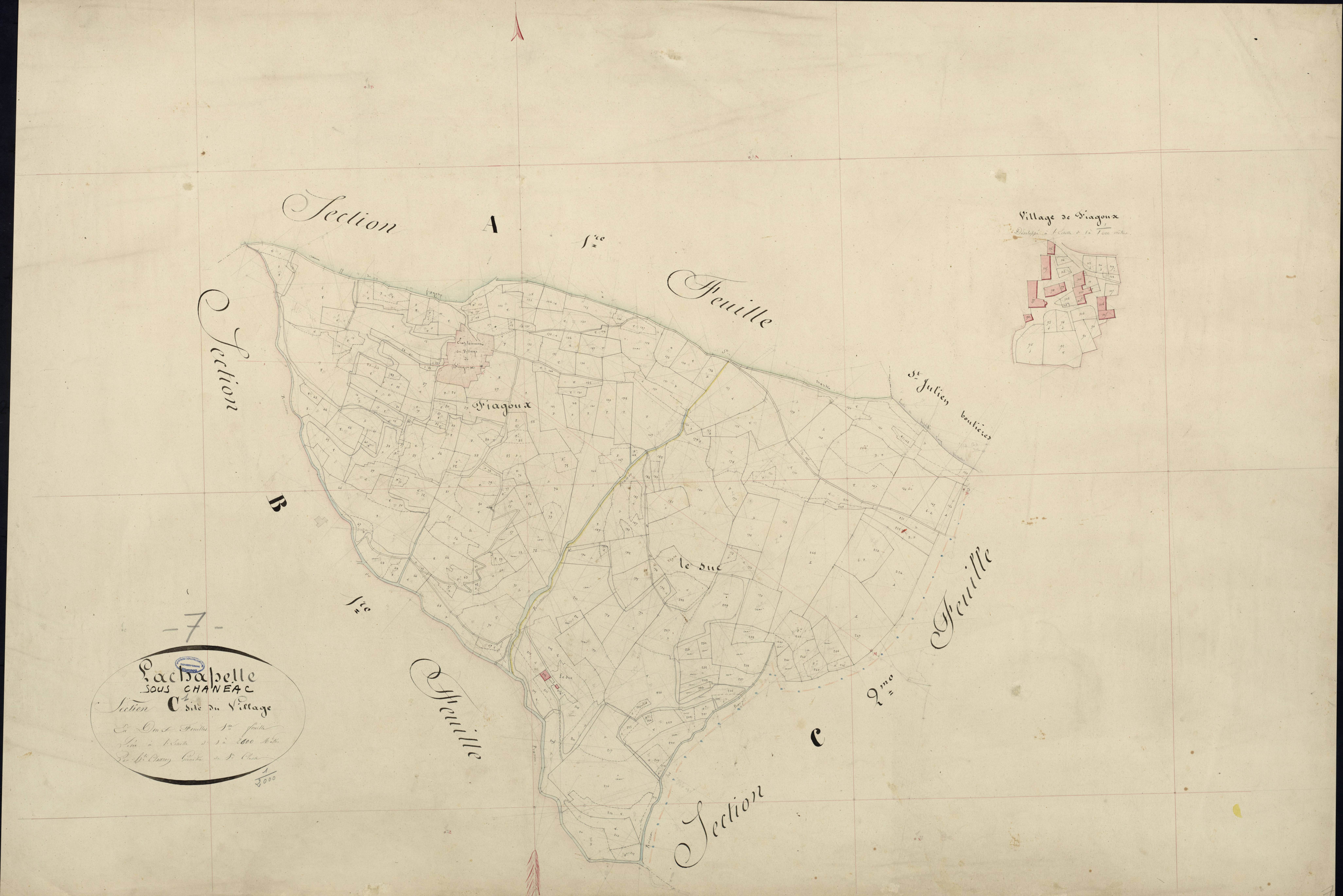 Lachapelle-sous-Chanéac - Section C - Feuillet 1