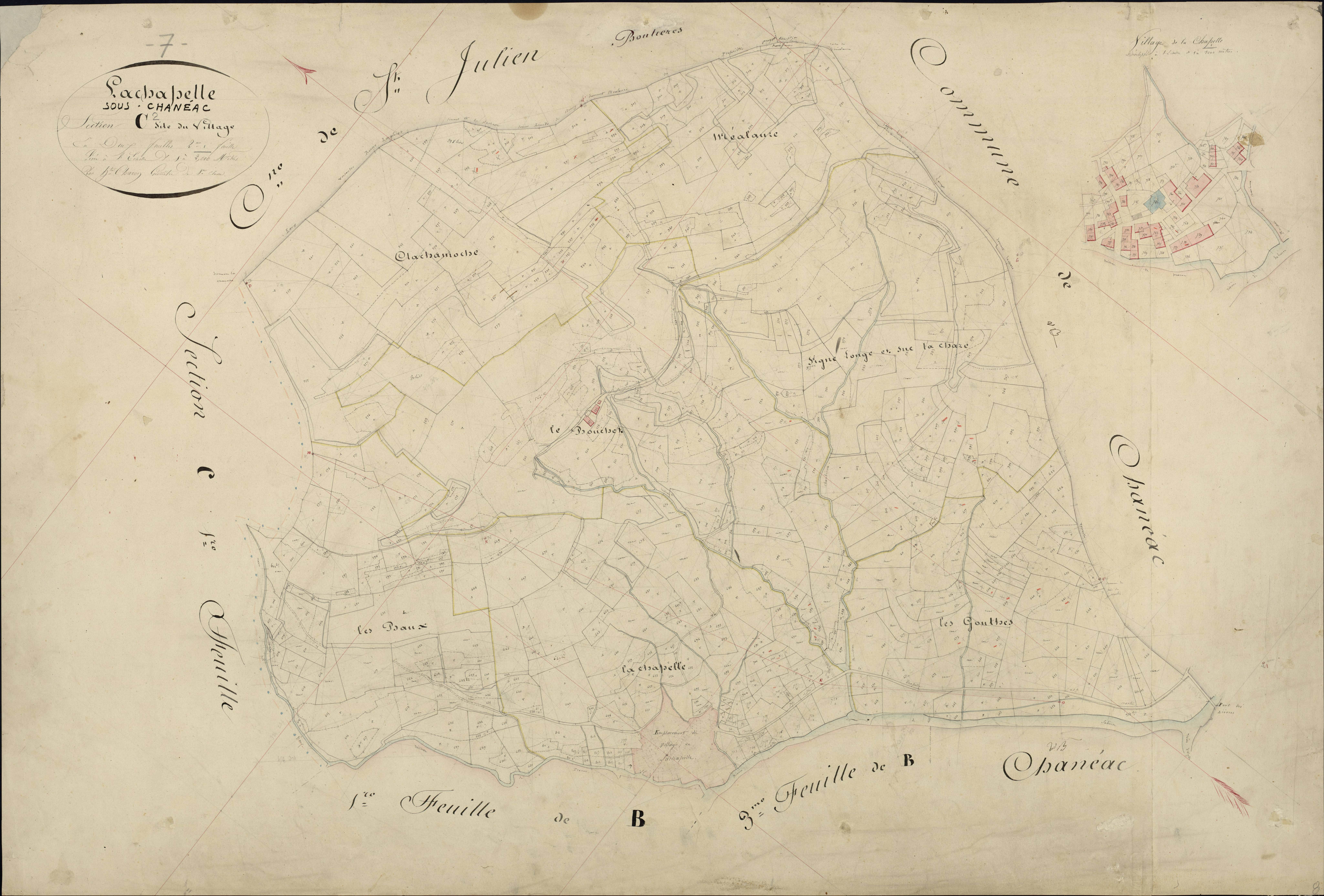 Lachapelle-sous-Chanéac - Section C - Feuillet 2