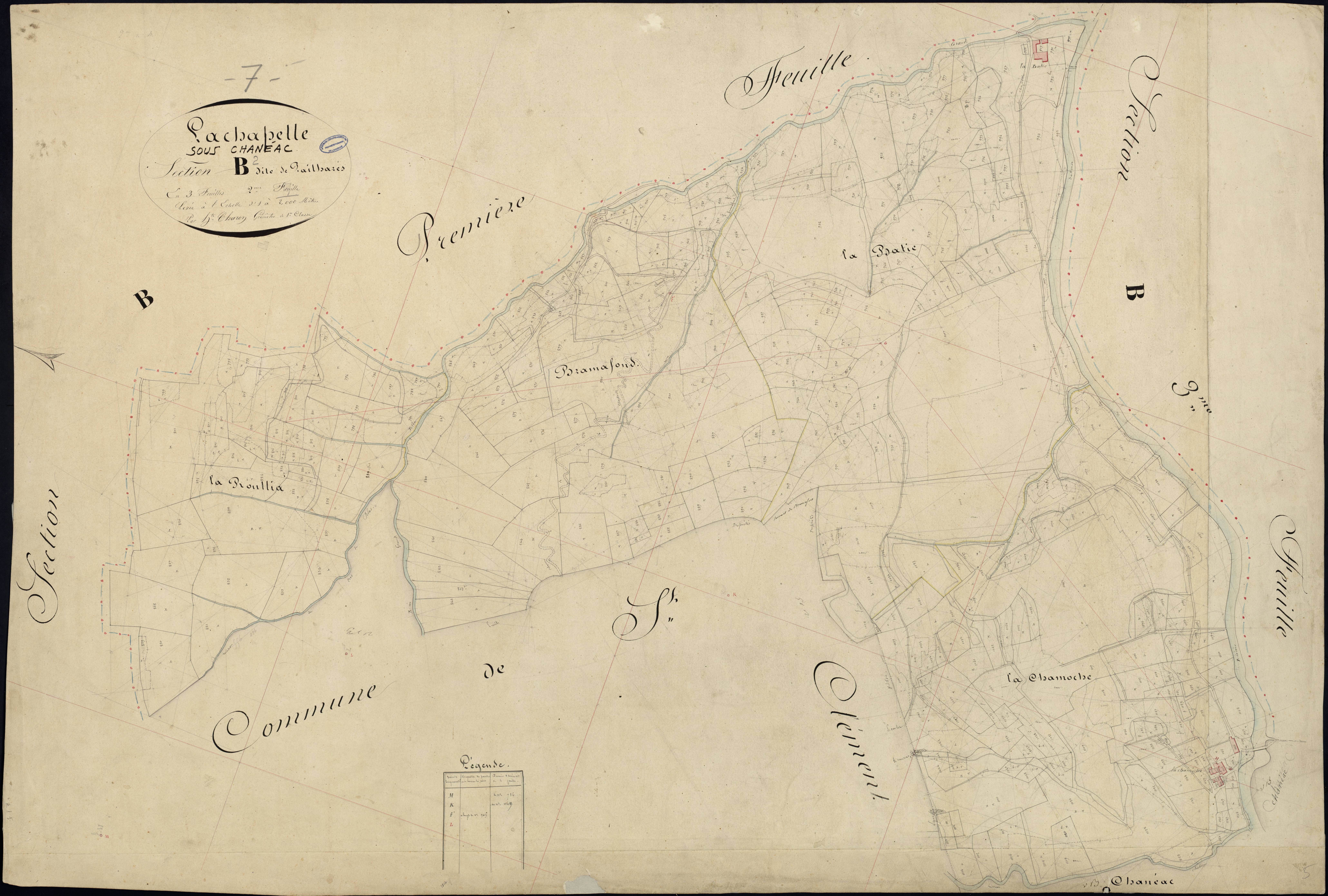 Lachapelle-sous-Chanéac - Section B - Feuillet 2