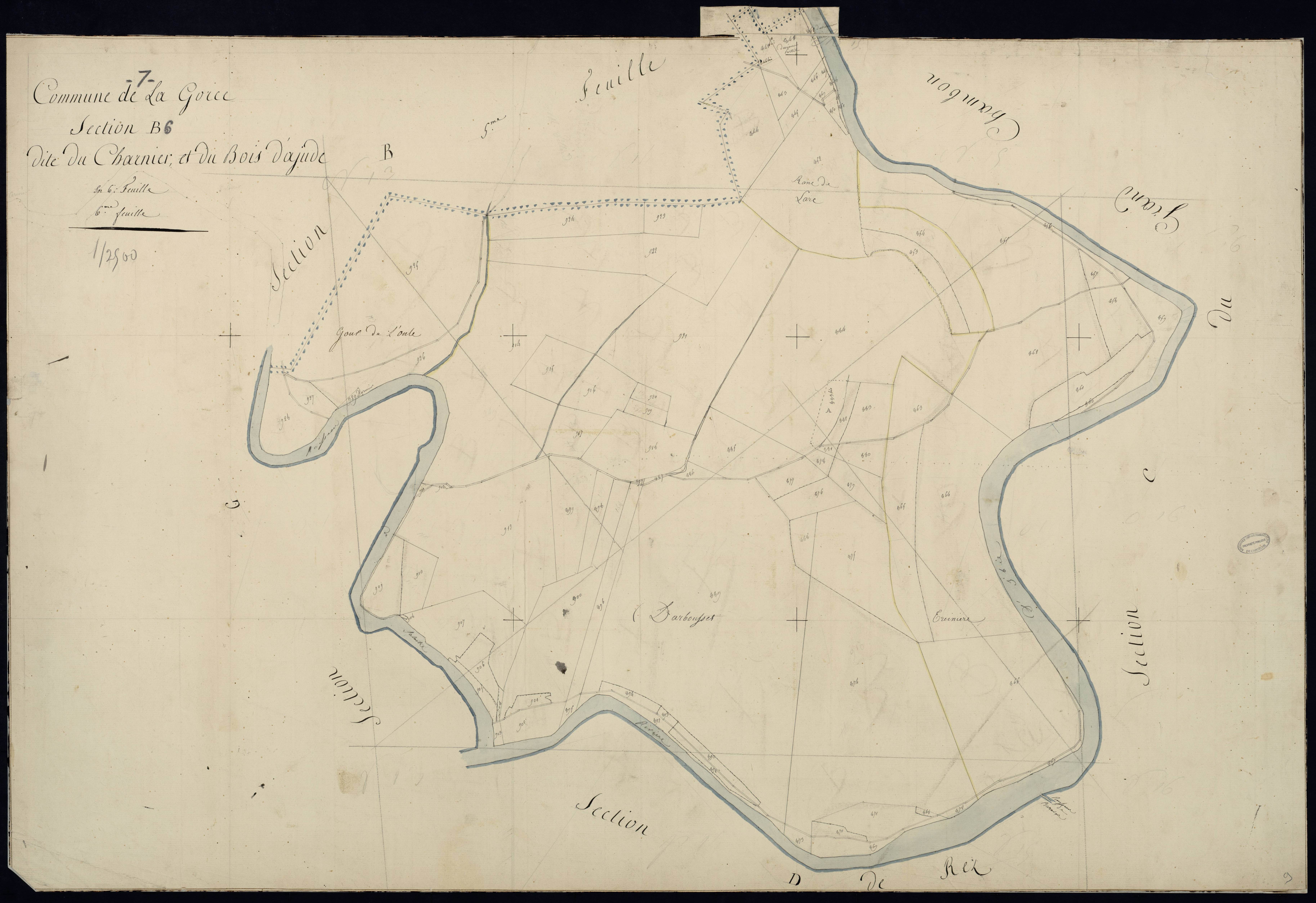 Lagorce - Section B - Feuillet 6