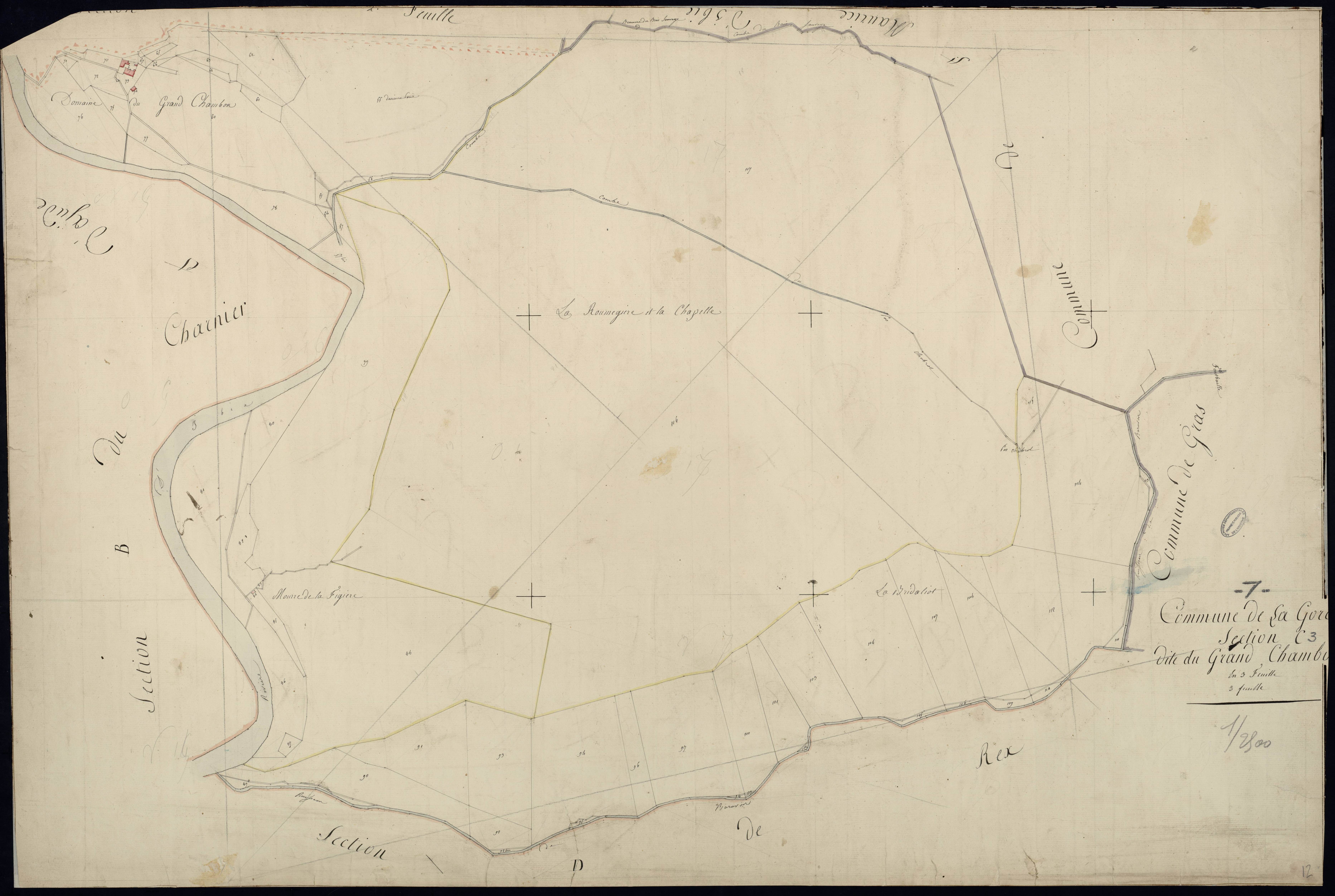 Lagorce - Section C - Feuillet 3
