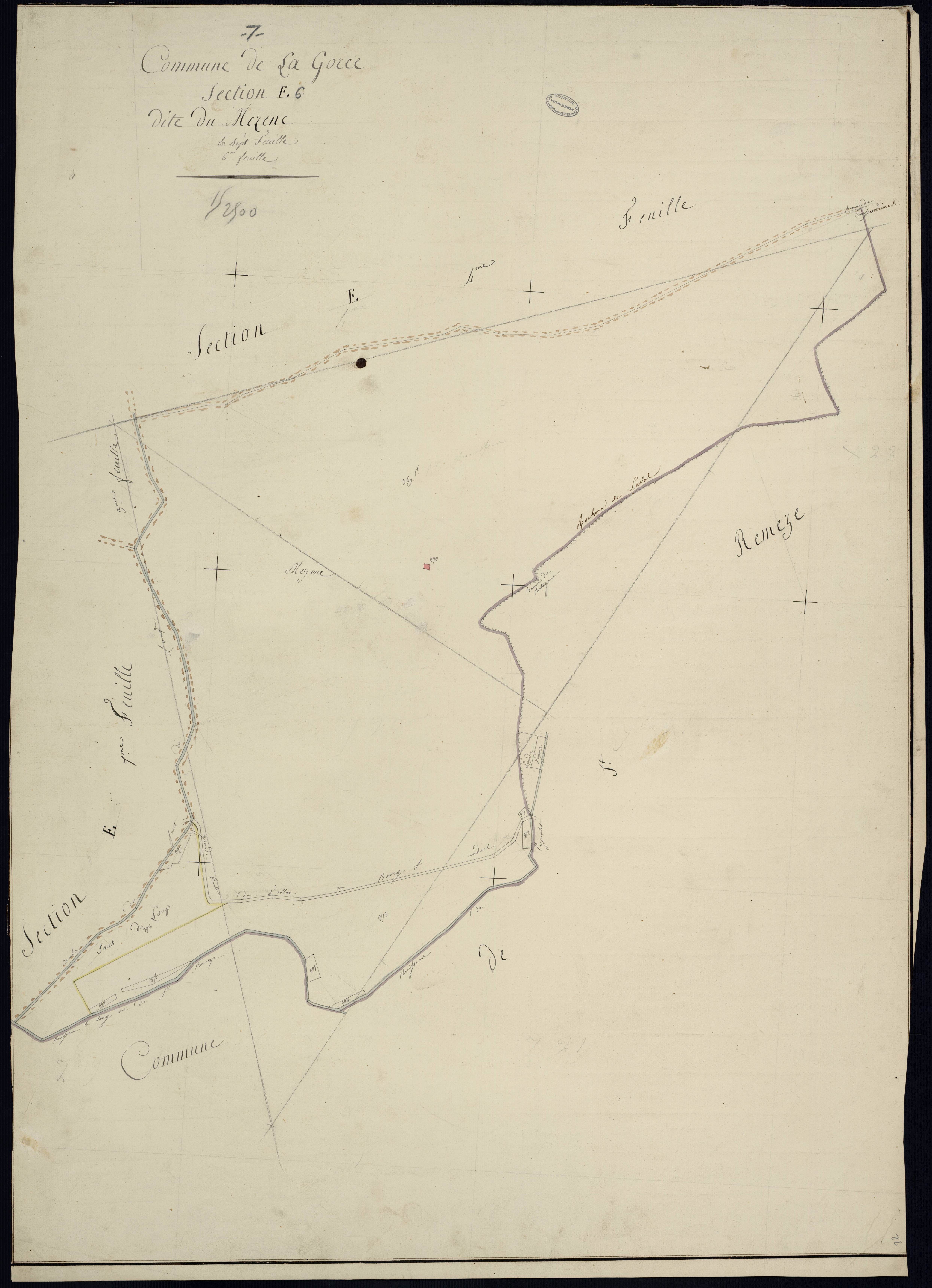 Lagorce - Section E - Feuillet 6
