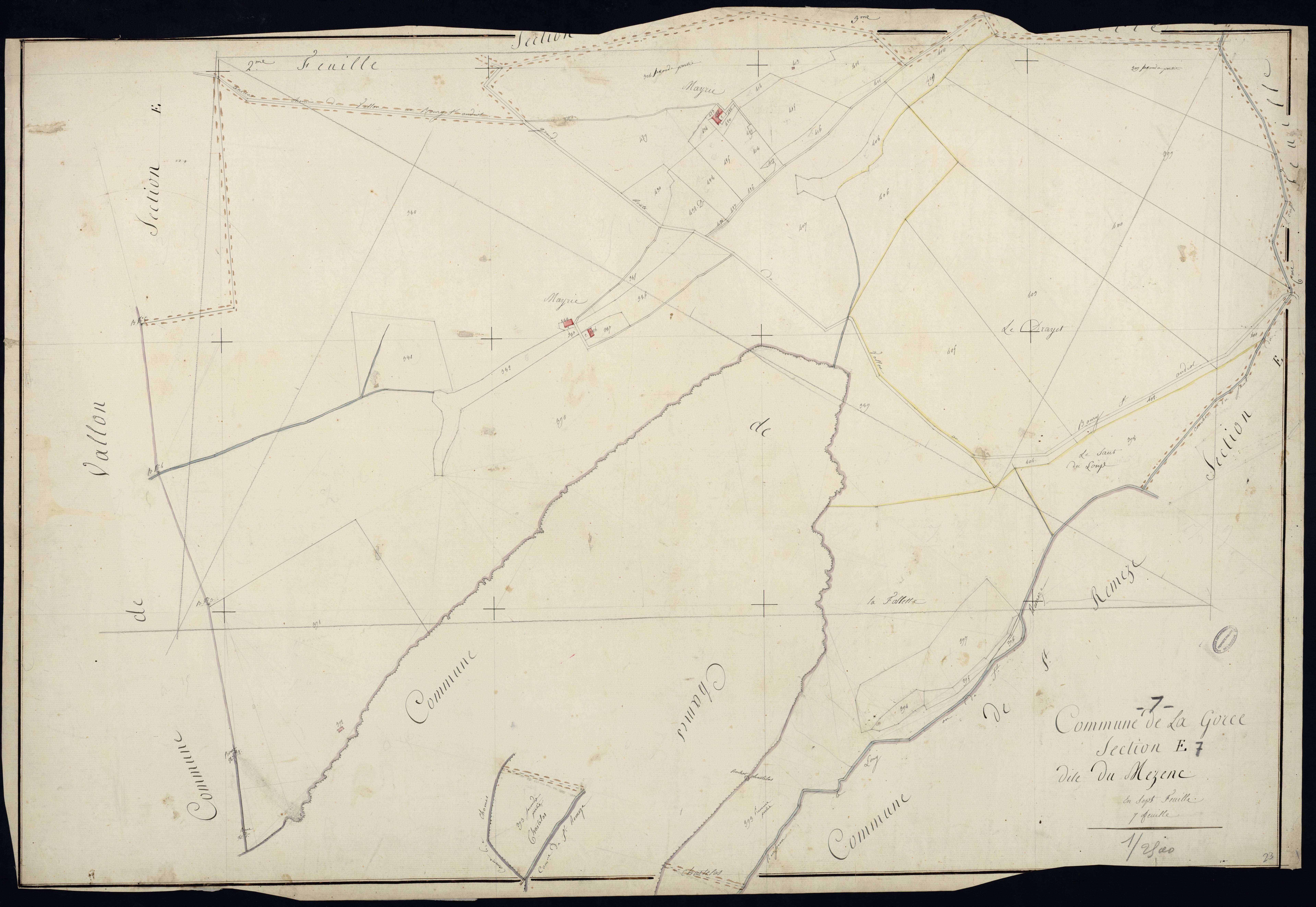 Lagorce - Section E - Feuillet 7