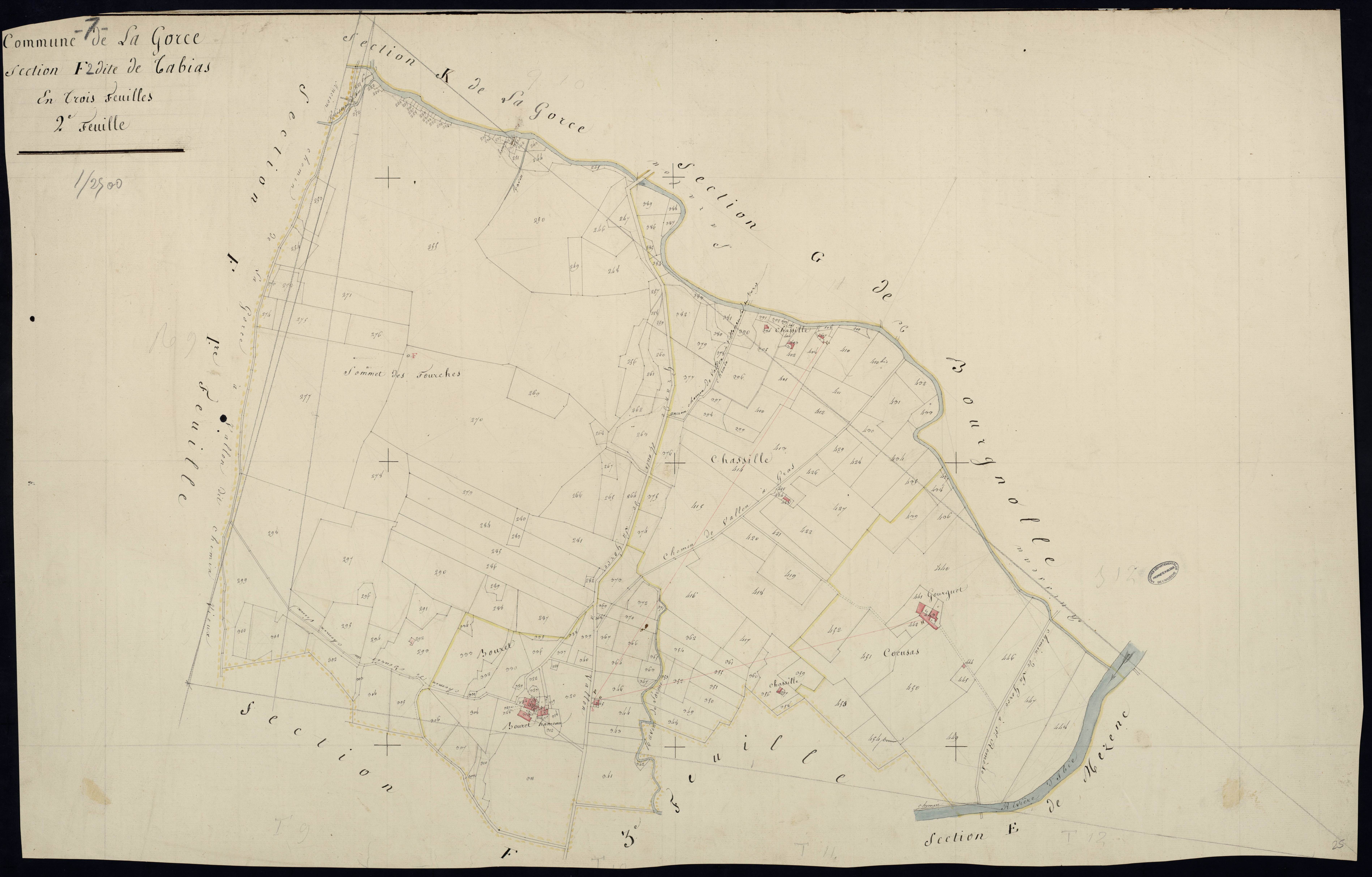 Lagorce - Section F - Feuillet 2