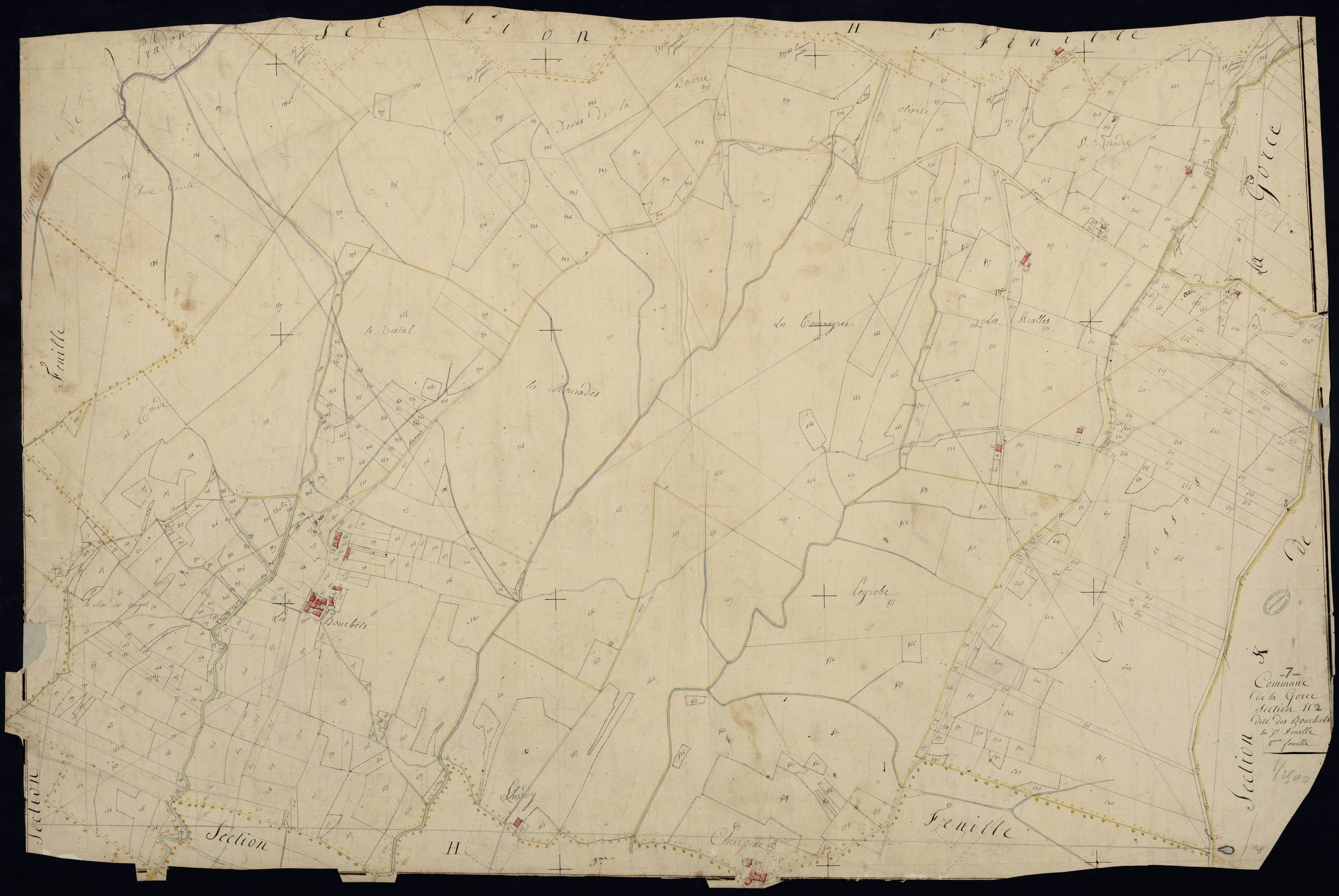 Lagorce - Section H - Feuillet 2