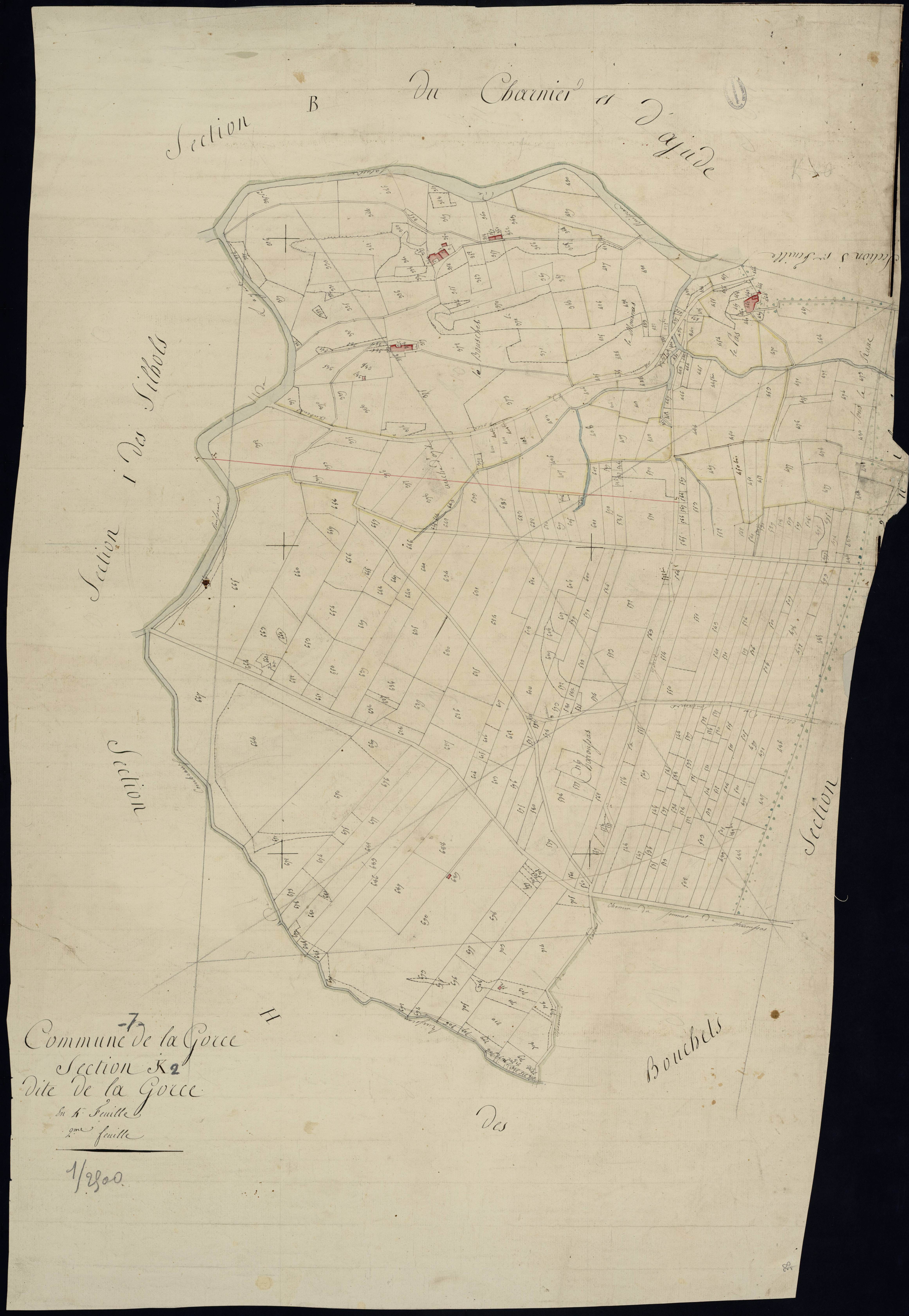 Lagorce - Section K - Feuillet 2