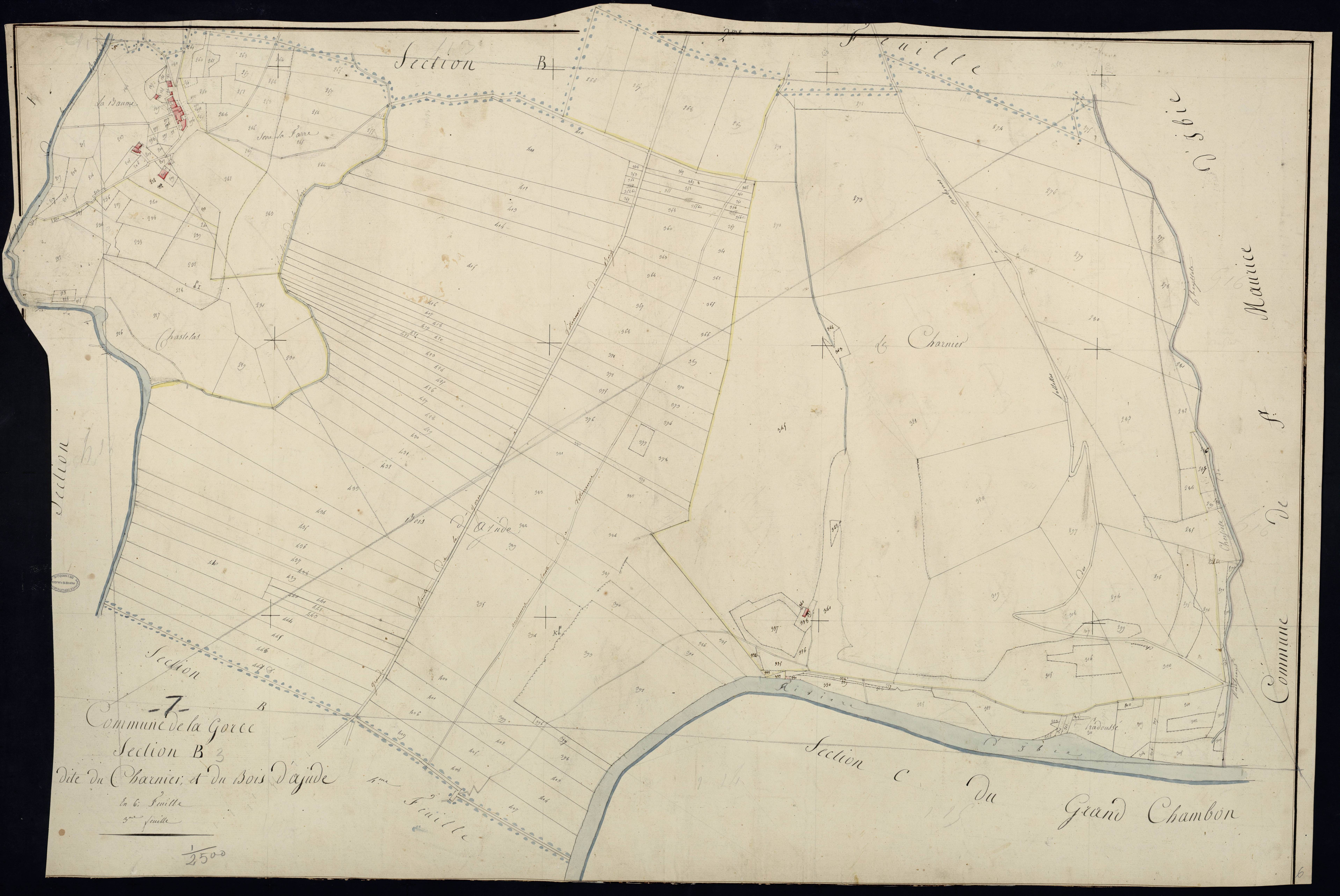 Lagorce - Section B - Feuillet 3