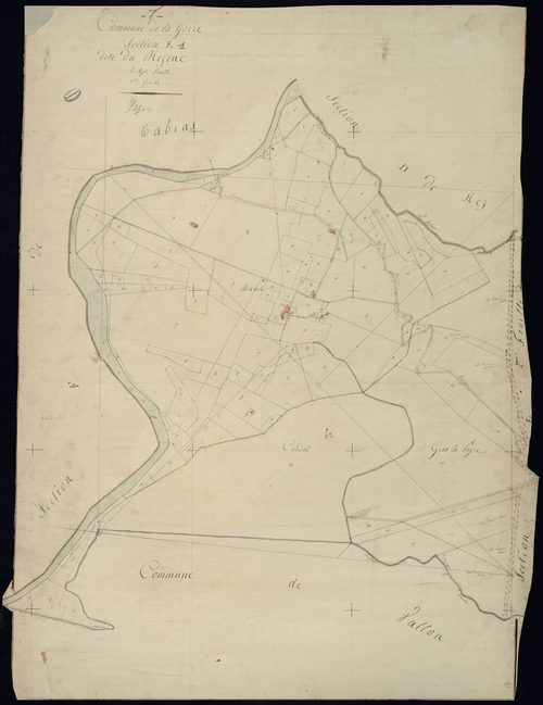 Lagorce - Section E - Feuillet 1