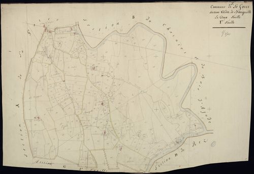 Lagorce - Section G - Feuillet 1