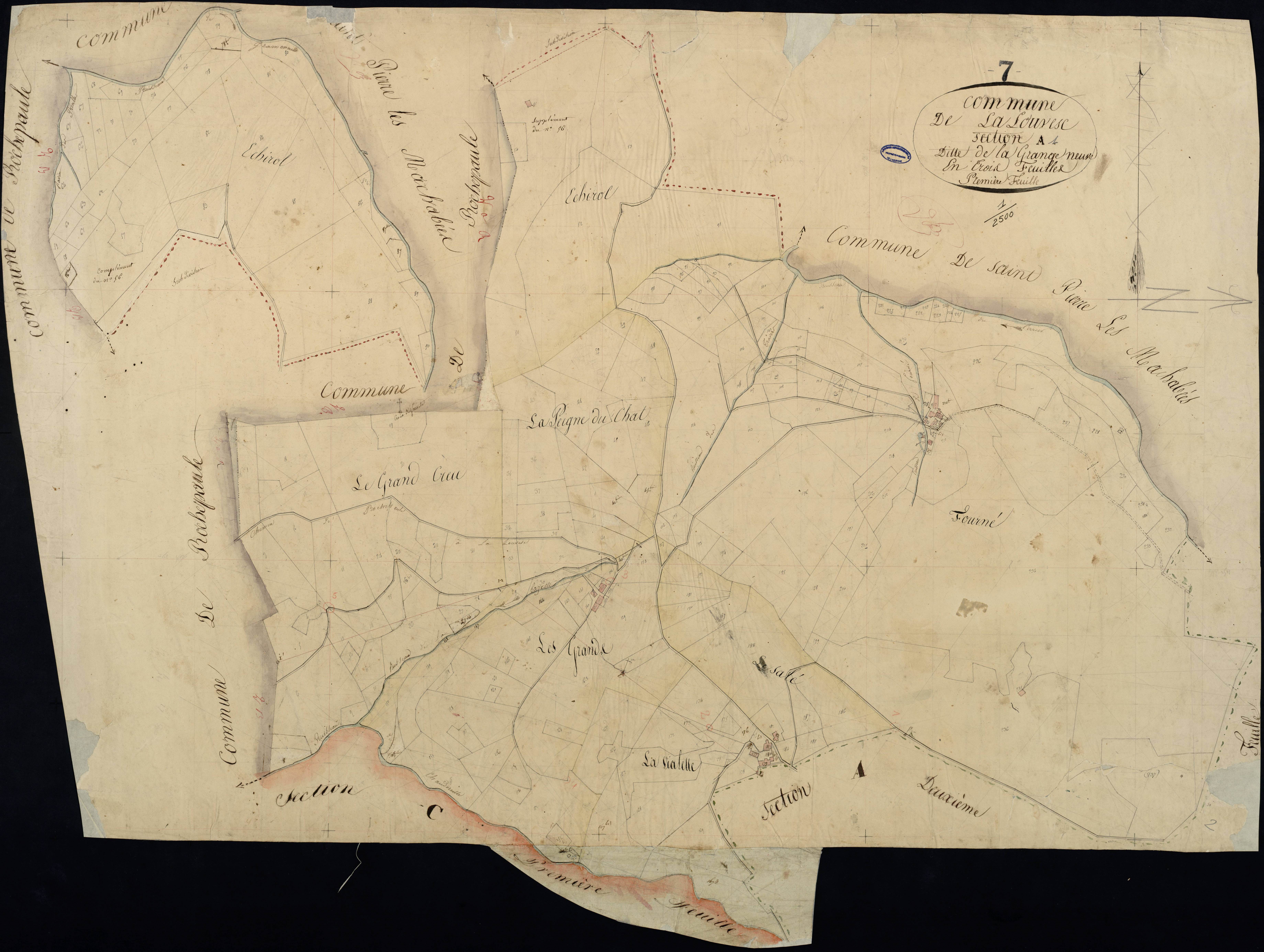 Lalouvesc - Section A - Feuillet 1