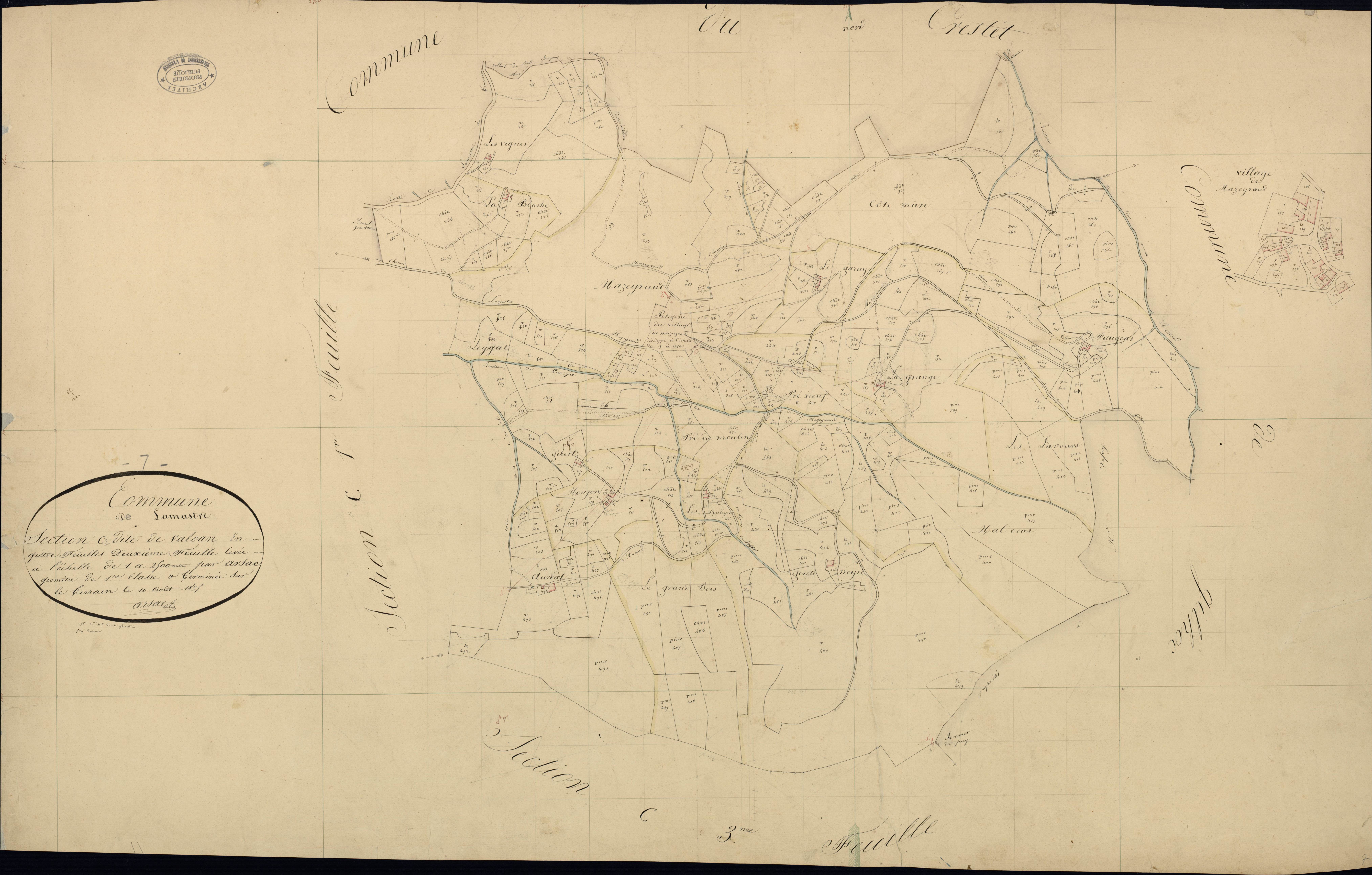 Lamastre - Section C - Feuillet 2
