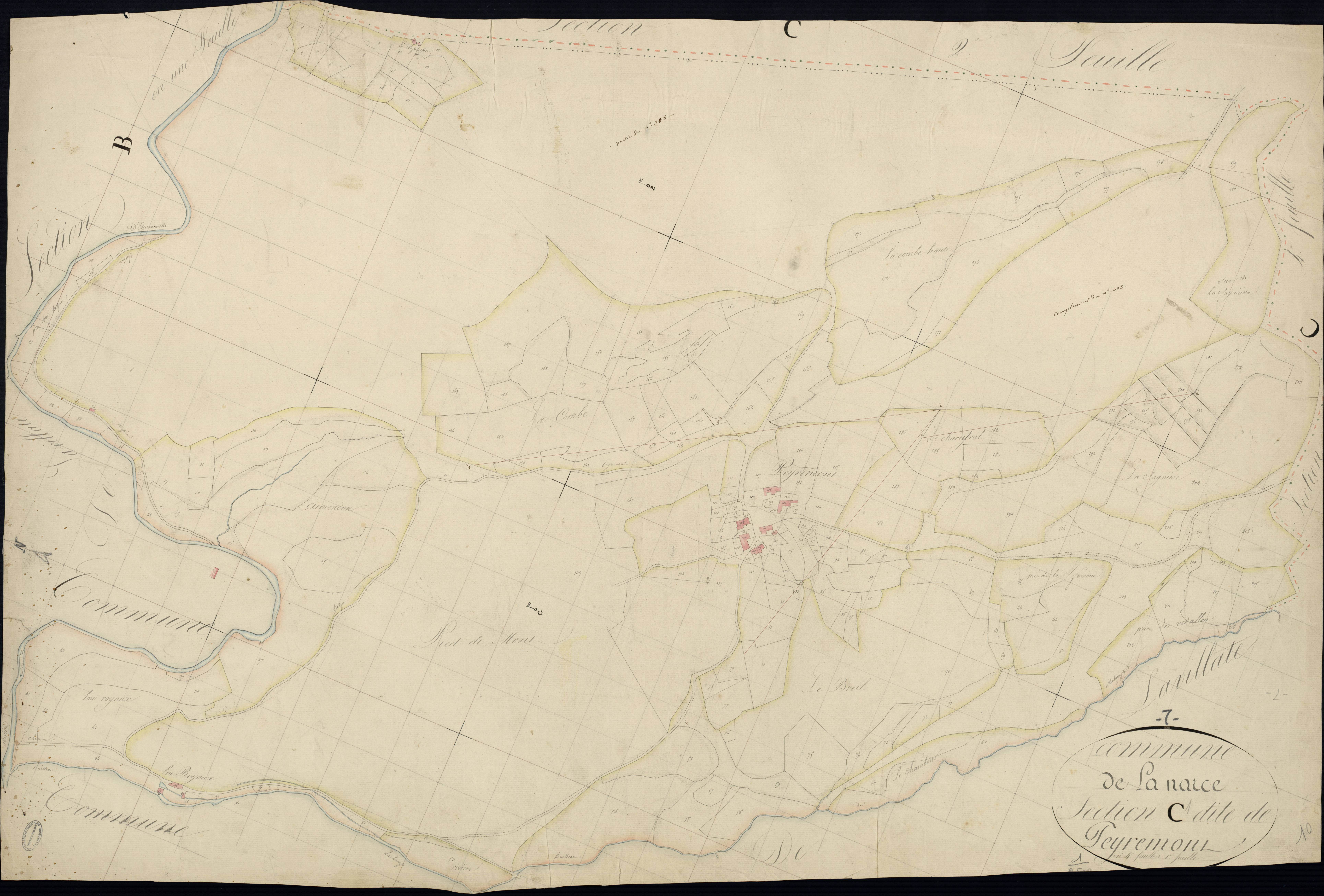 Lanarce - Section C - Feuillet 1
