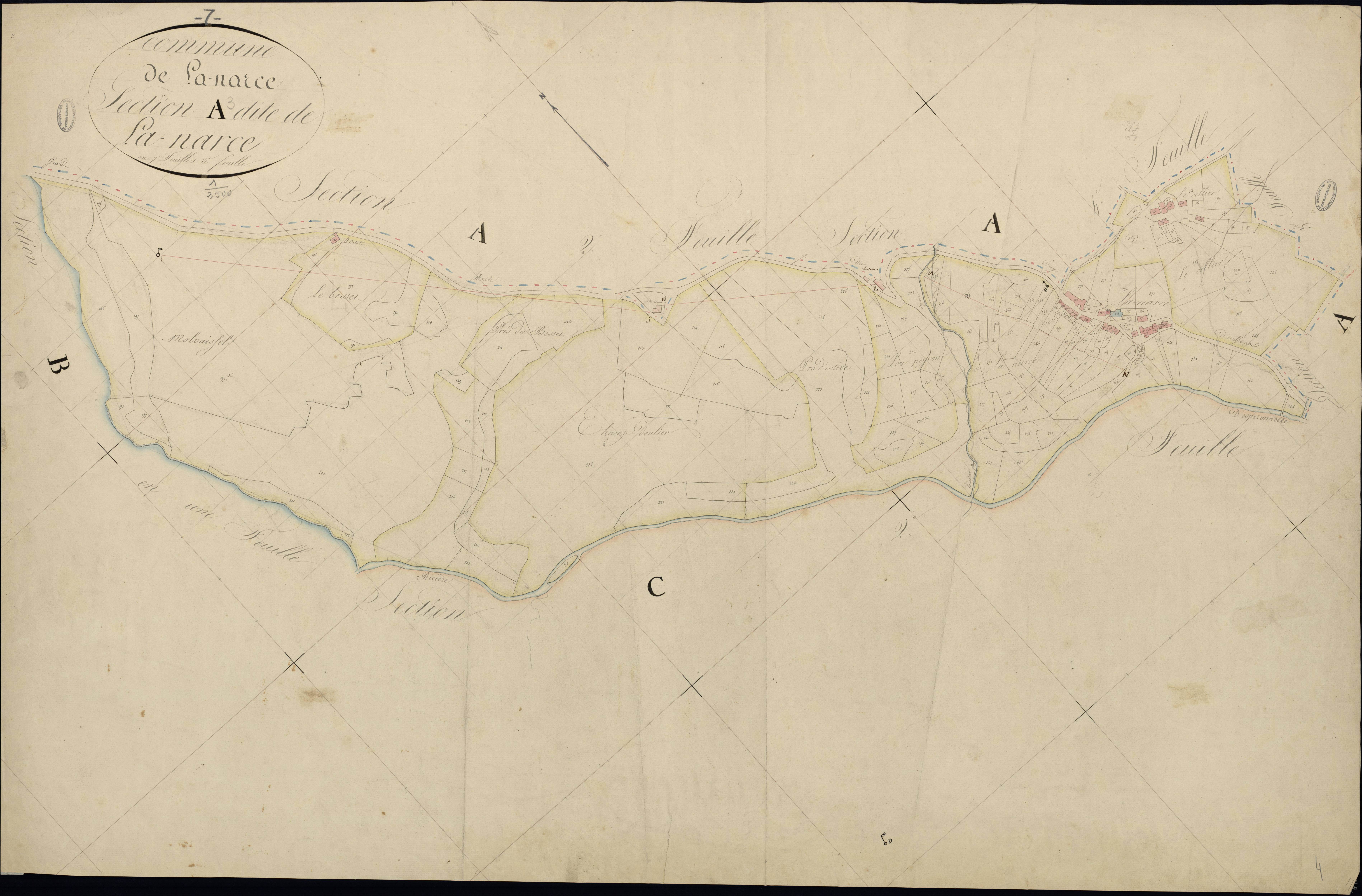 Lanarce - Section A - Feuillet 3