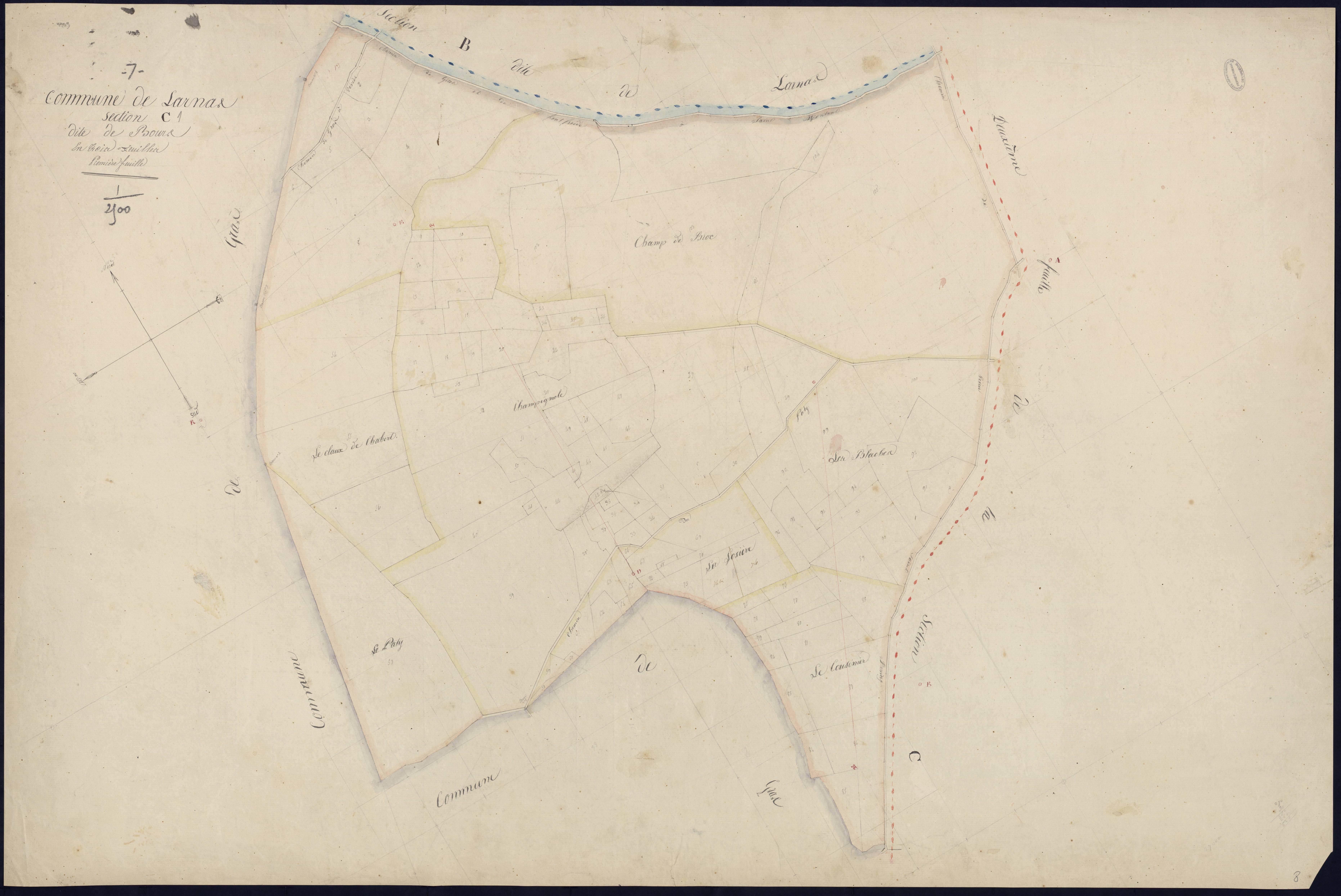 Larnas - Section C - Feuillet 1