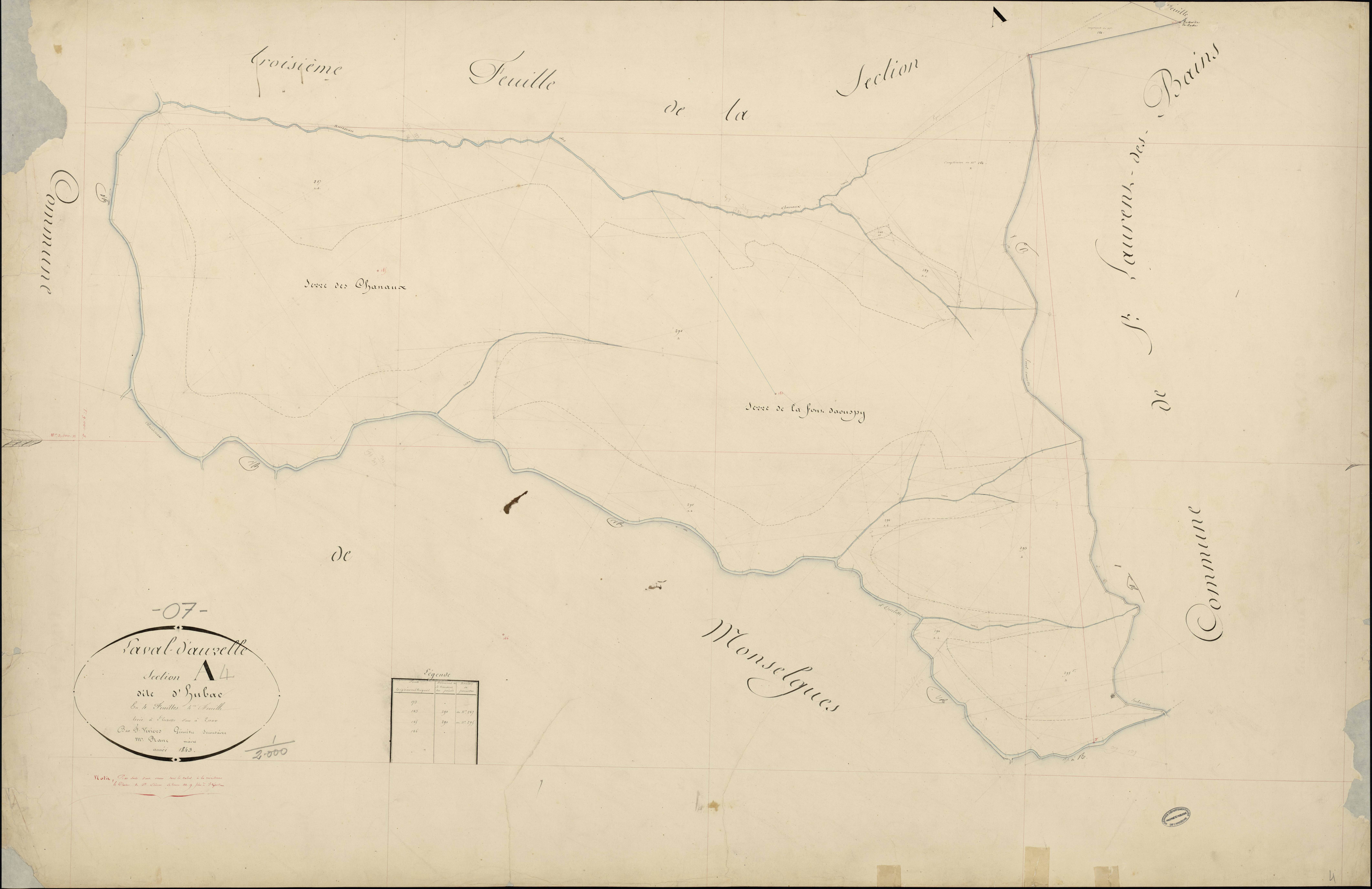 Laval-d'Aurelle - Section A - Feuillet 4