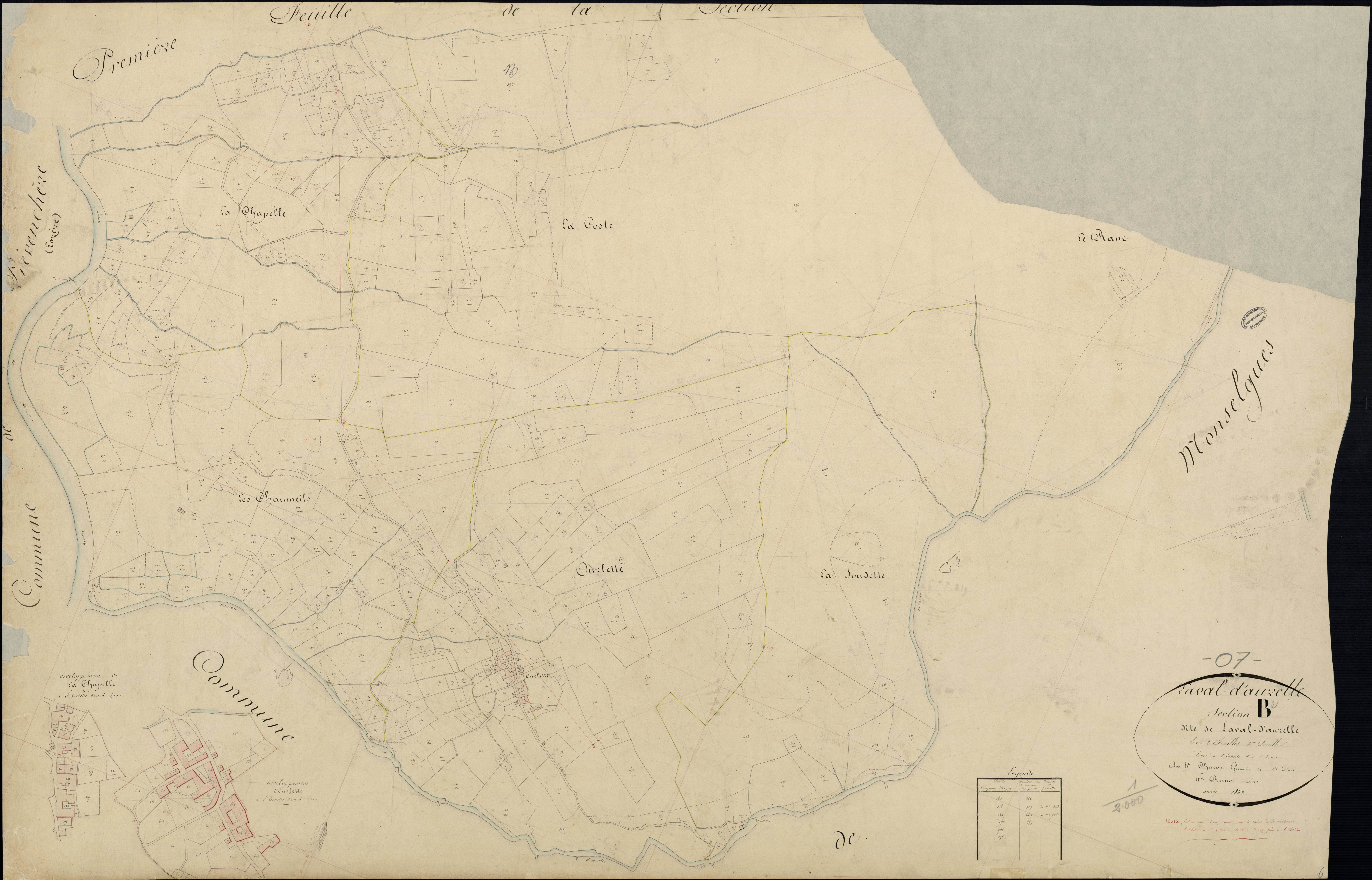 Laval-d'Aurelle - Section B - Feuillet 2