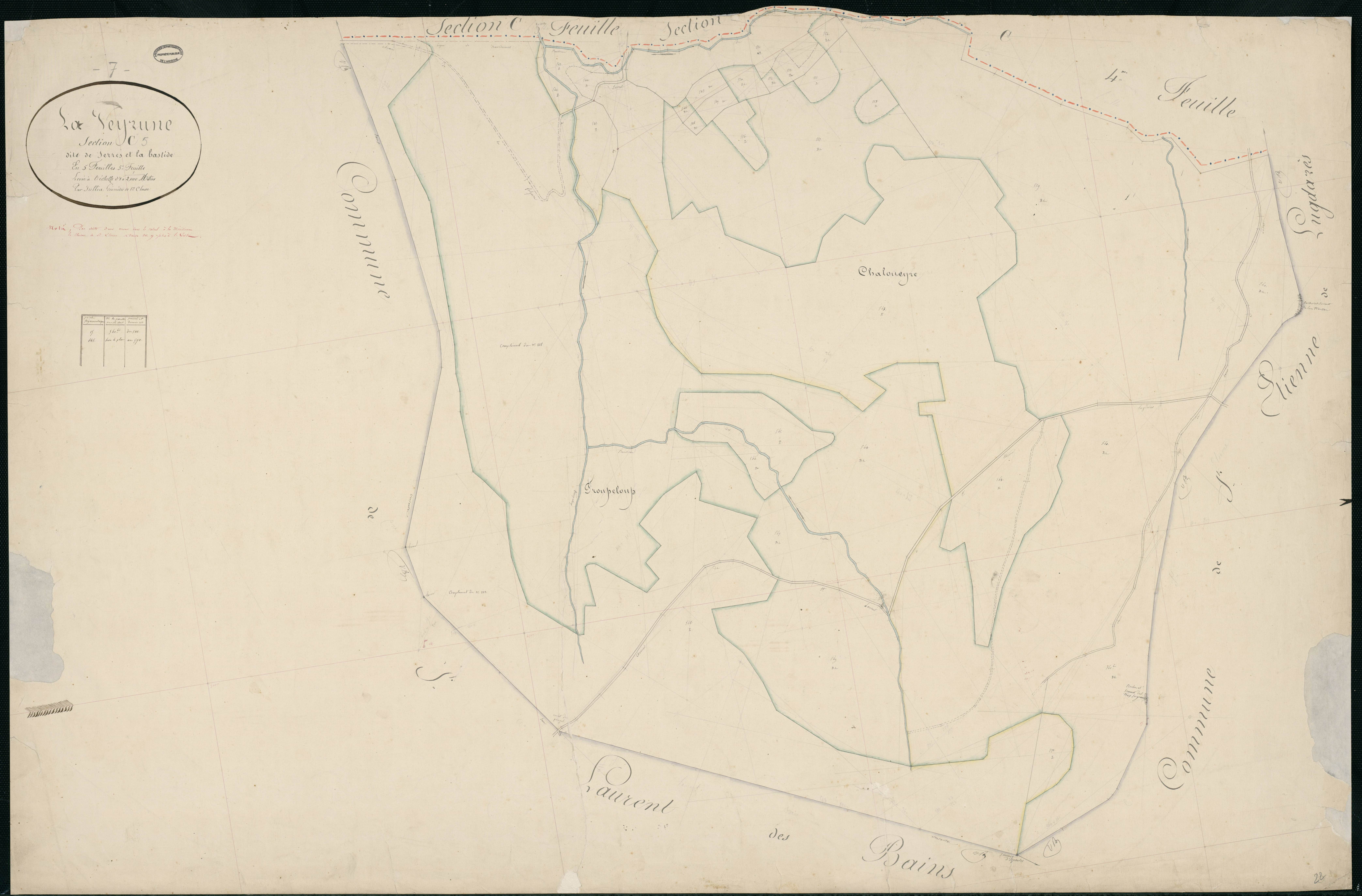 Laveyrune - Section C - Feuillet 5