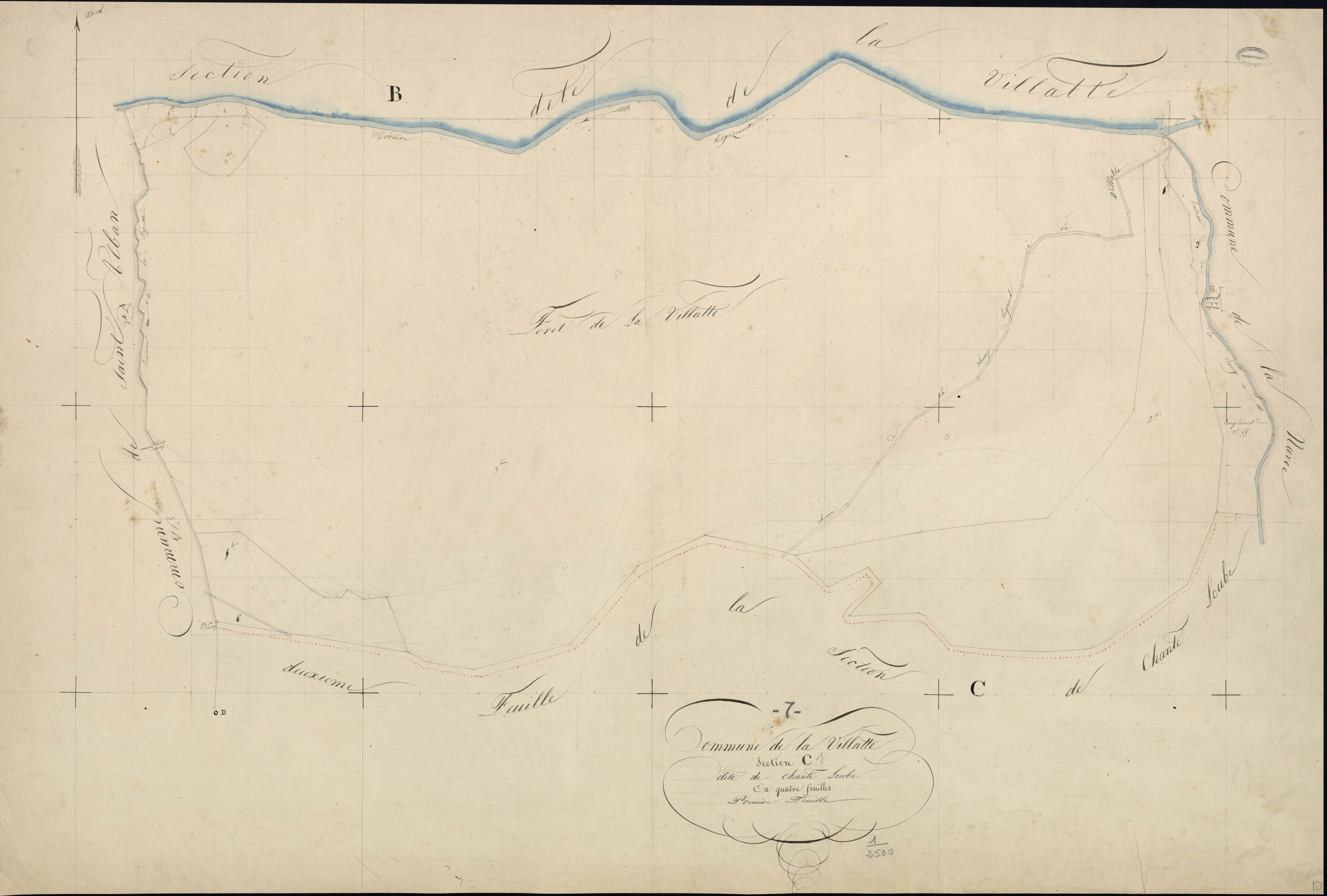 Lavillatte - Section C - Feuillet 1