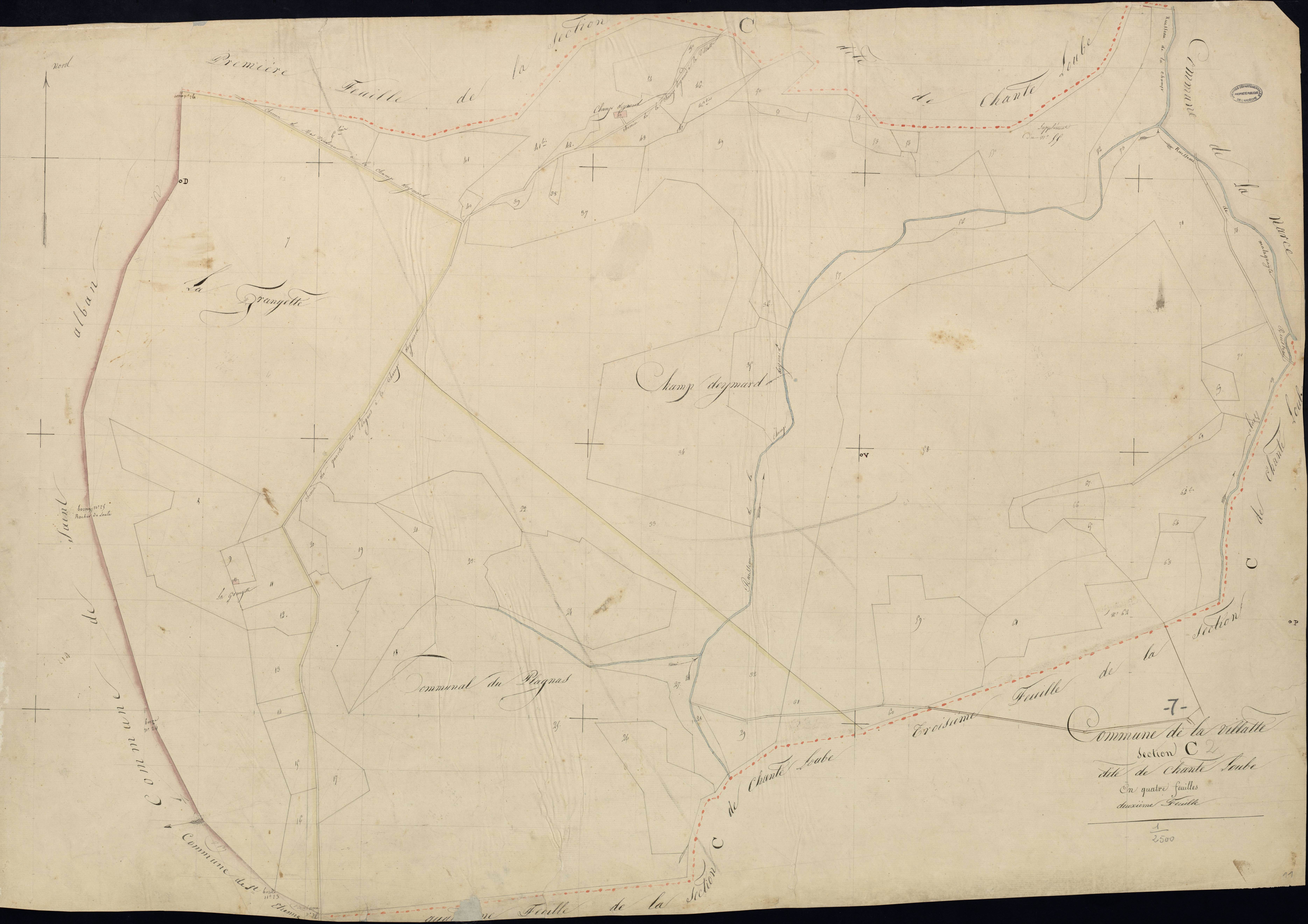 Lavillatte - Section C - Feuillet 2