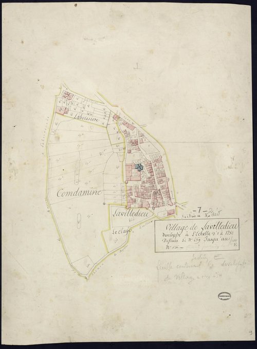 Lavilledieu - Section E - Feuillet 2