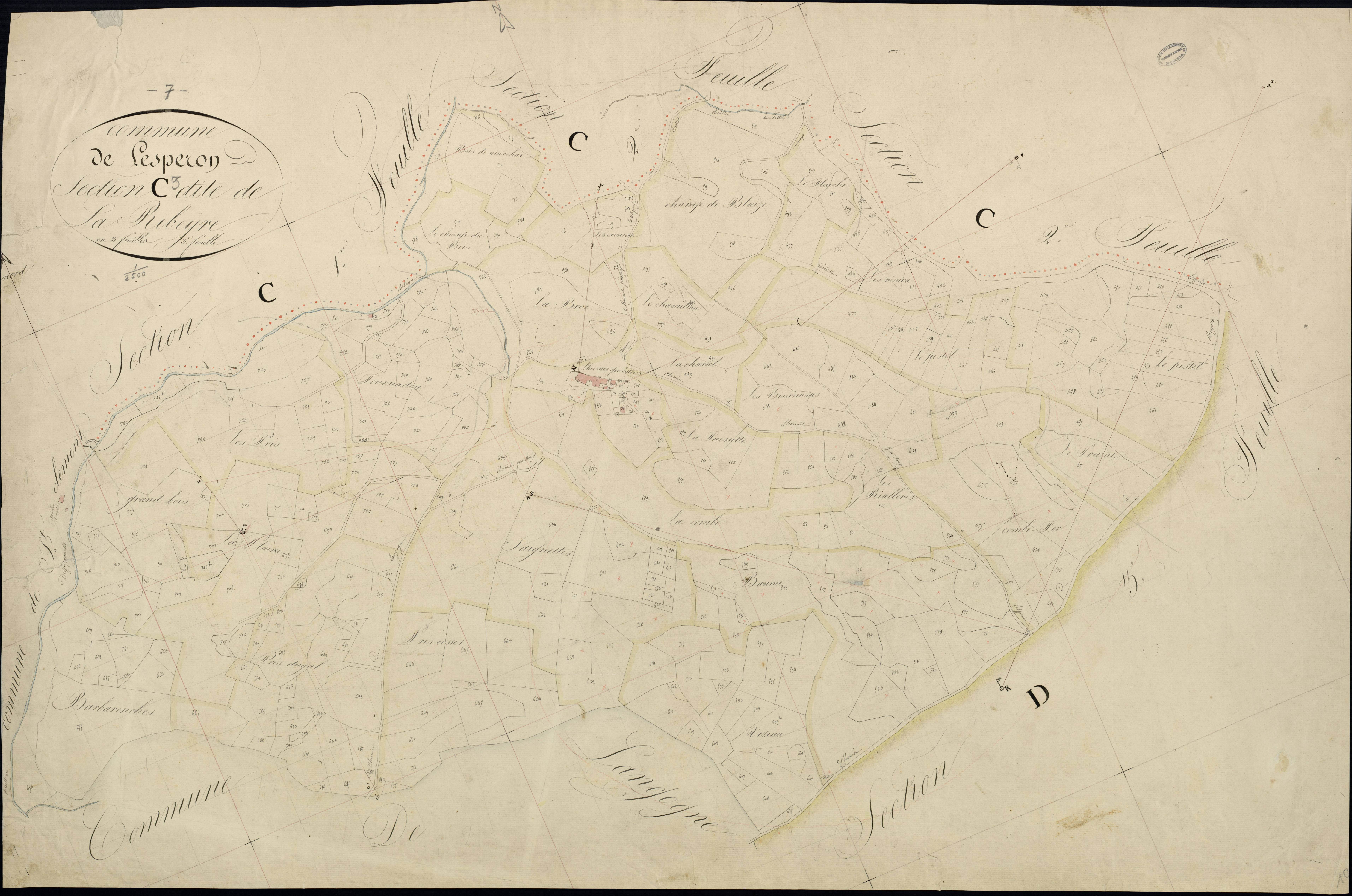 Lespéron - Section C - Feuillet 3