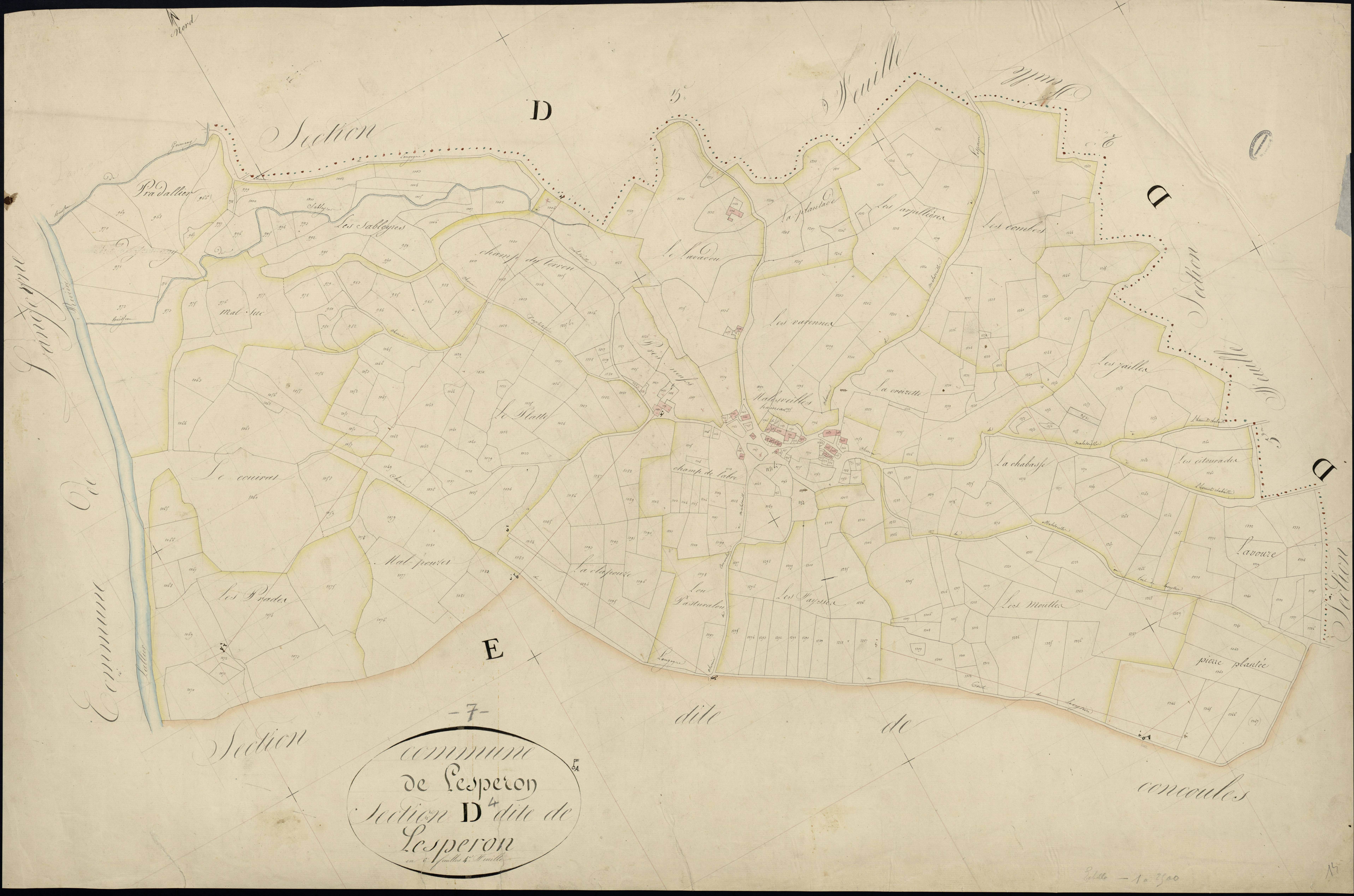 Lespéron - Section D - Feuillet 4