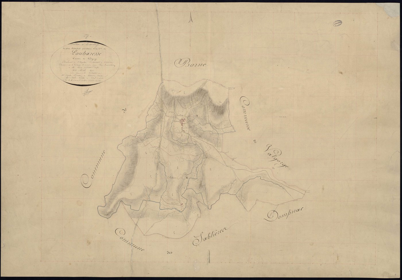 Loubaresse - Tableau d'assemblage