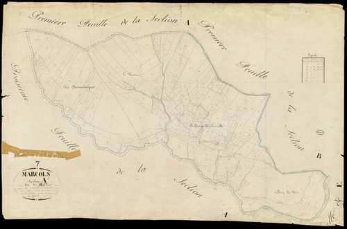 Marcols-les-Eaux - Section A - Feuillet 2