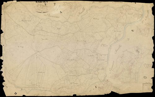 Marcols-les-Eaux - Section A - Feuillet 3