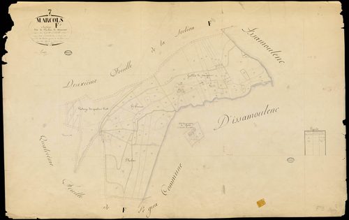 Marcols-les-Eaux - Section F - Feuillet 3
