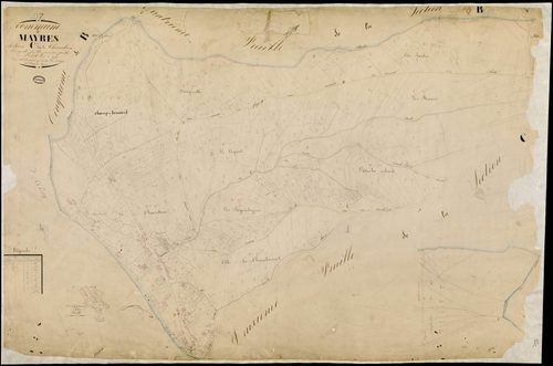 Mayres - Section C - Feuillet 1