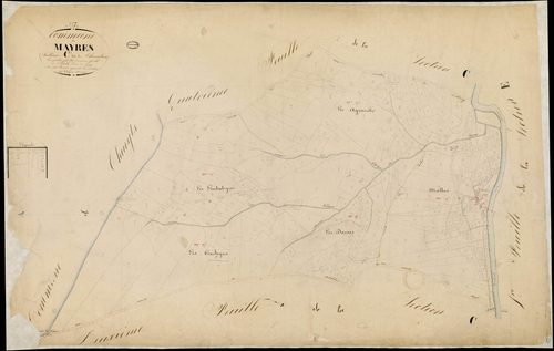 Mayres - Section C - Feuillet 3