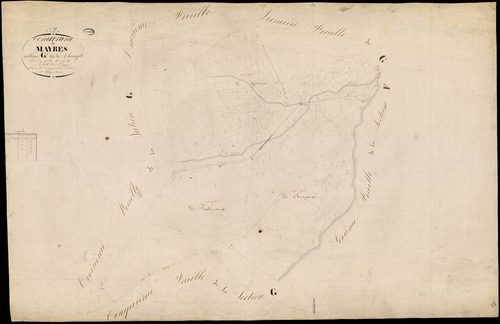 Mayres - Section G - Feuillet 4