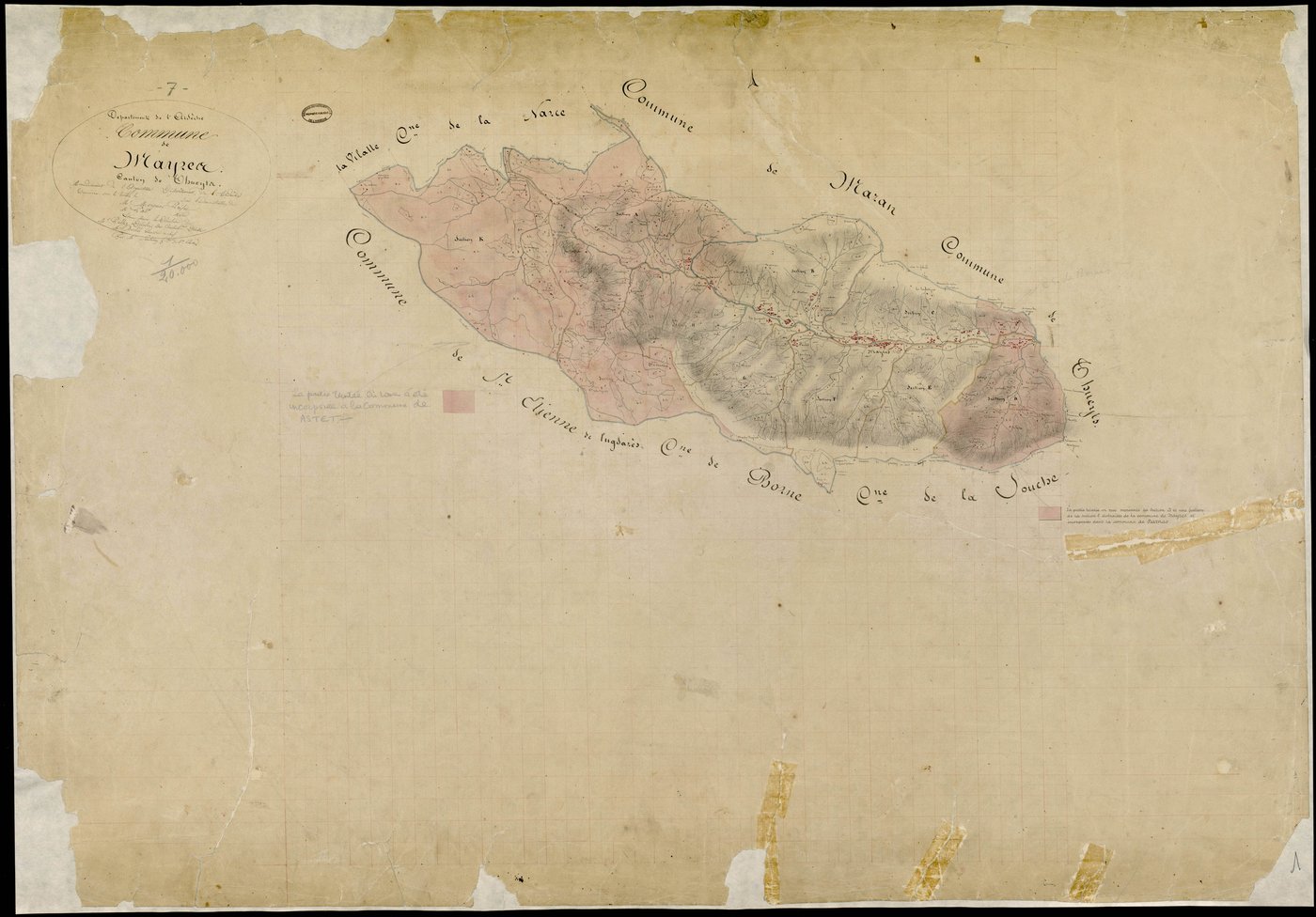 Mayres - Tableau d'assemblage
