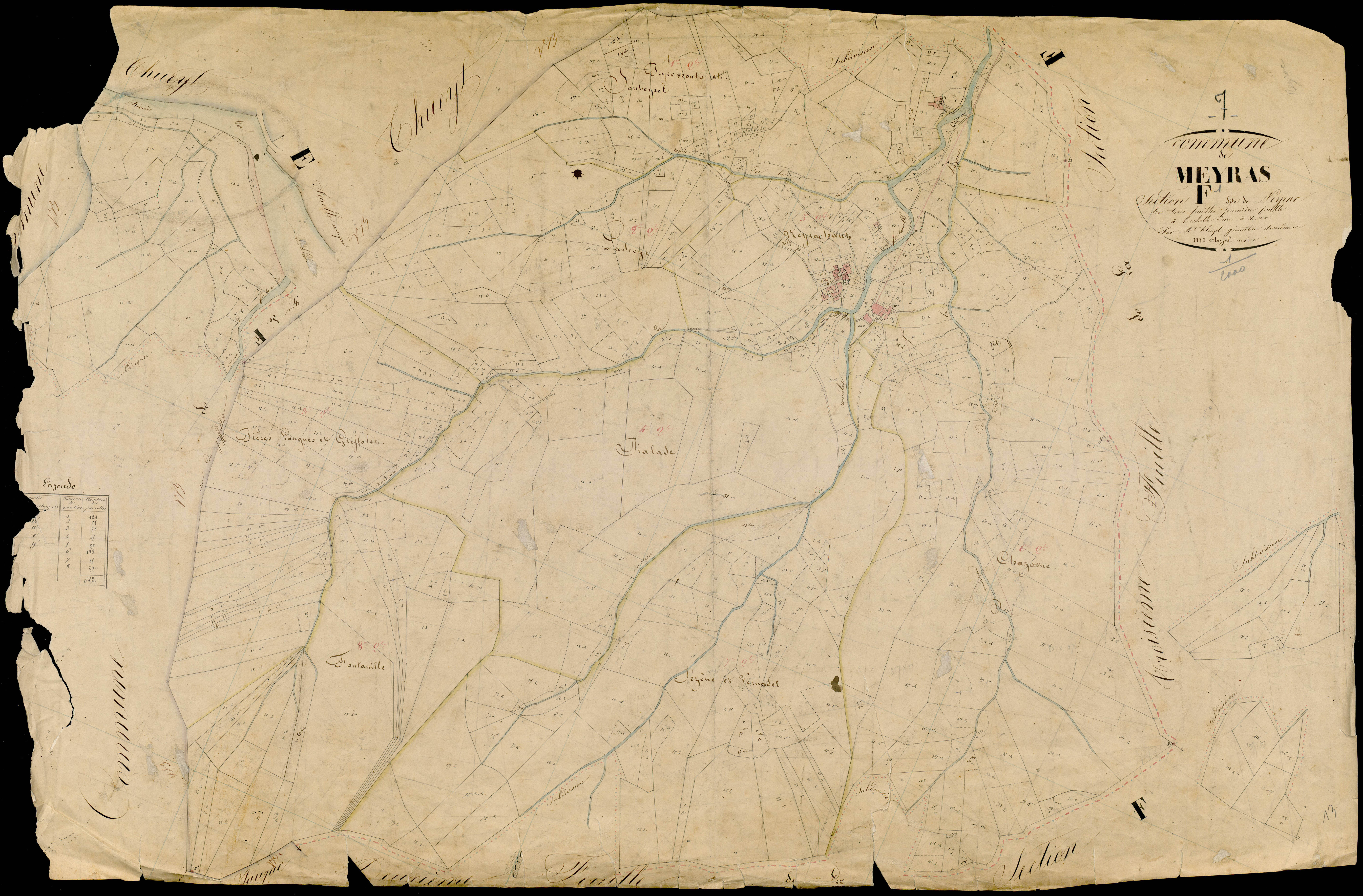 Meyras - Section F - Feuillet 1