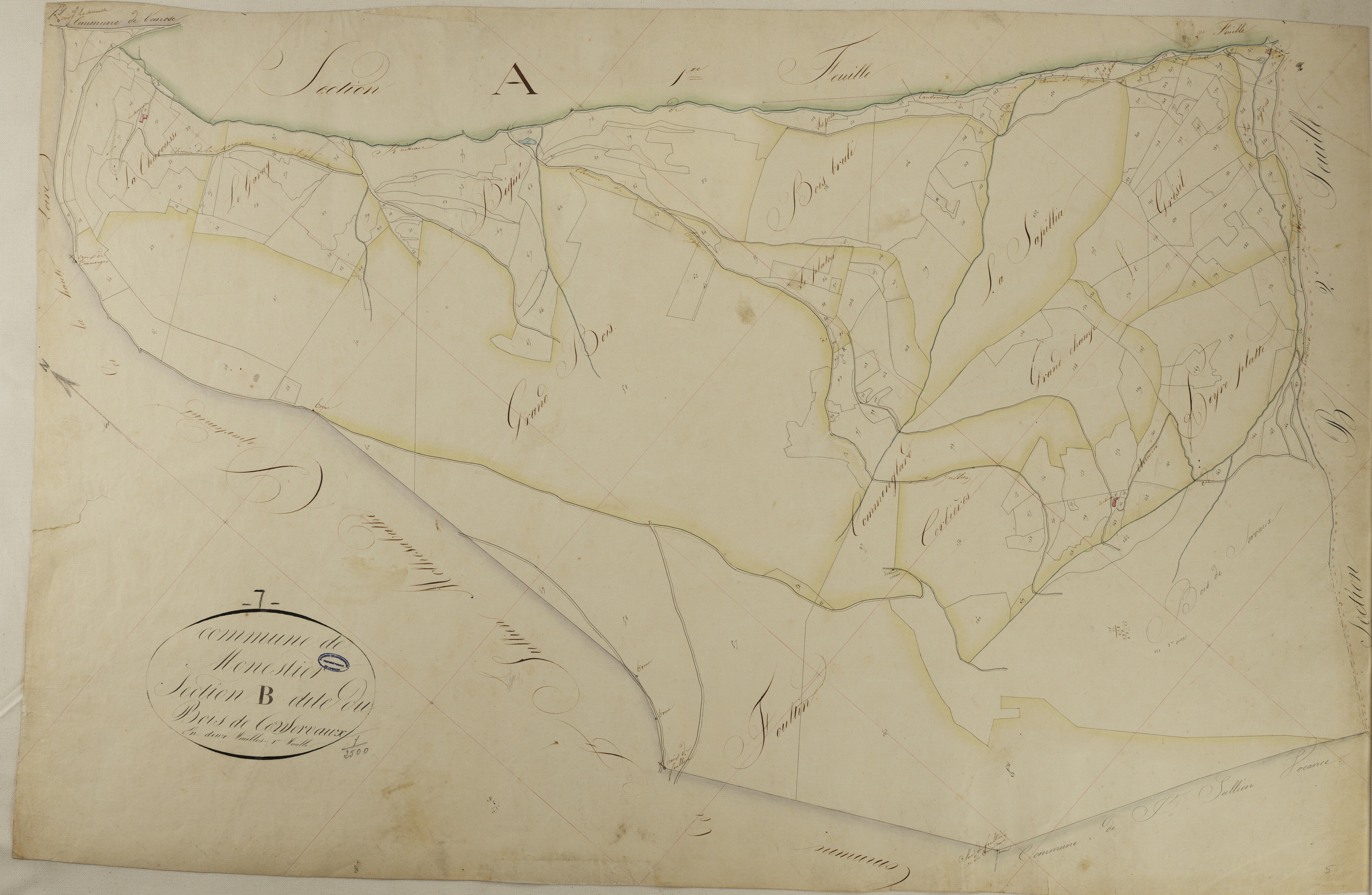 Le Monestier - Section B - Feuillet 1