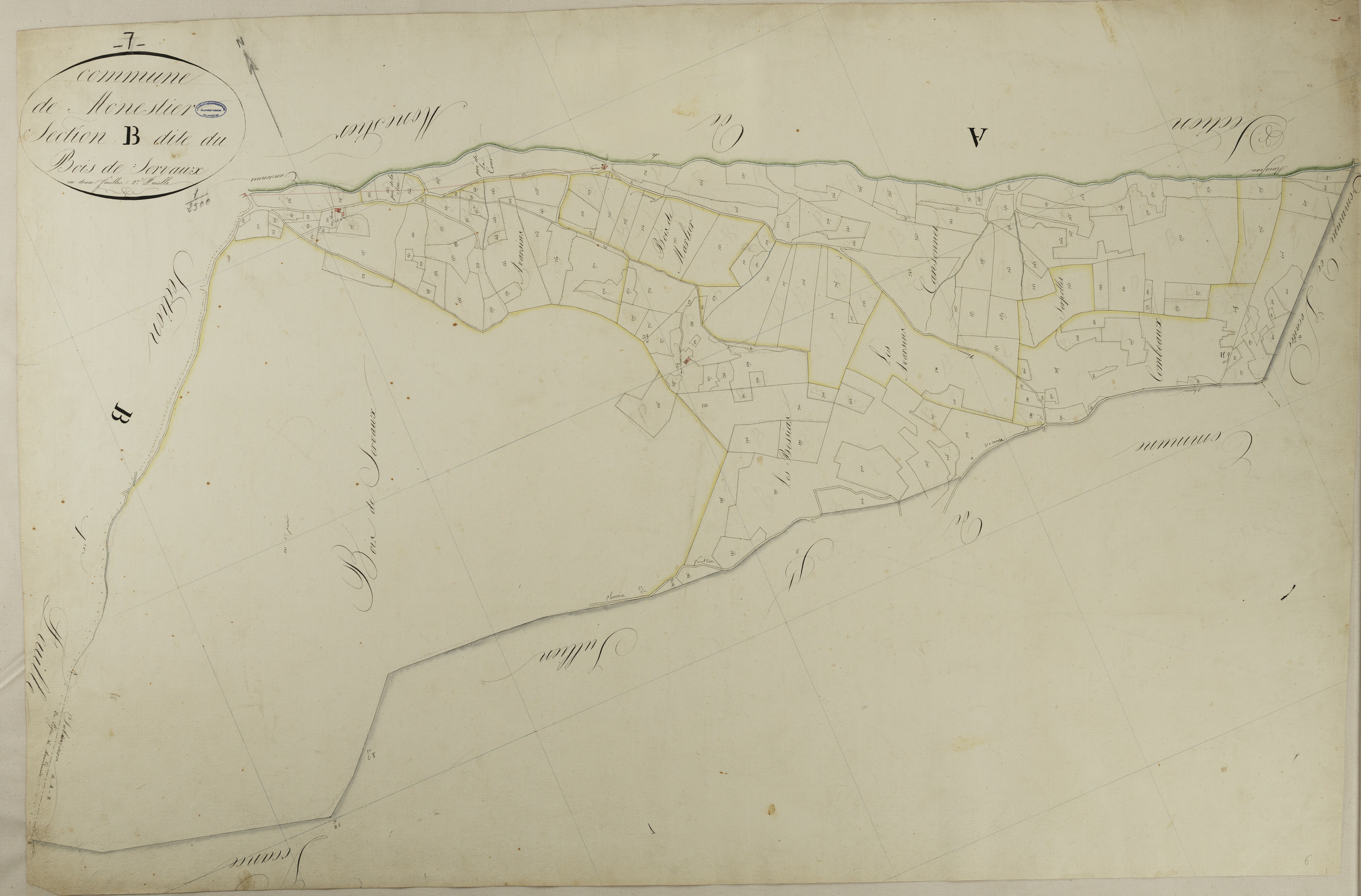Le Monestier - Section B - Feuillet 2
