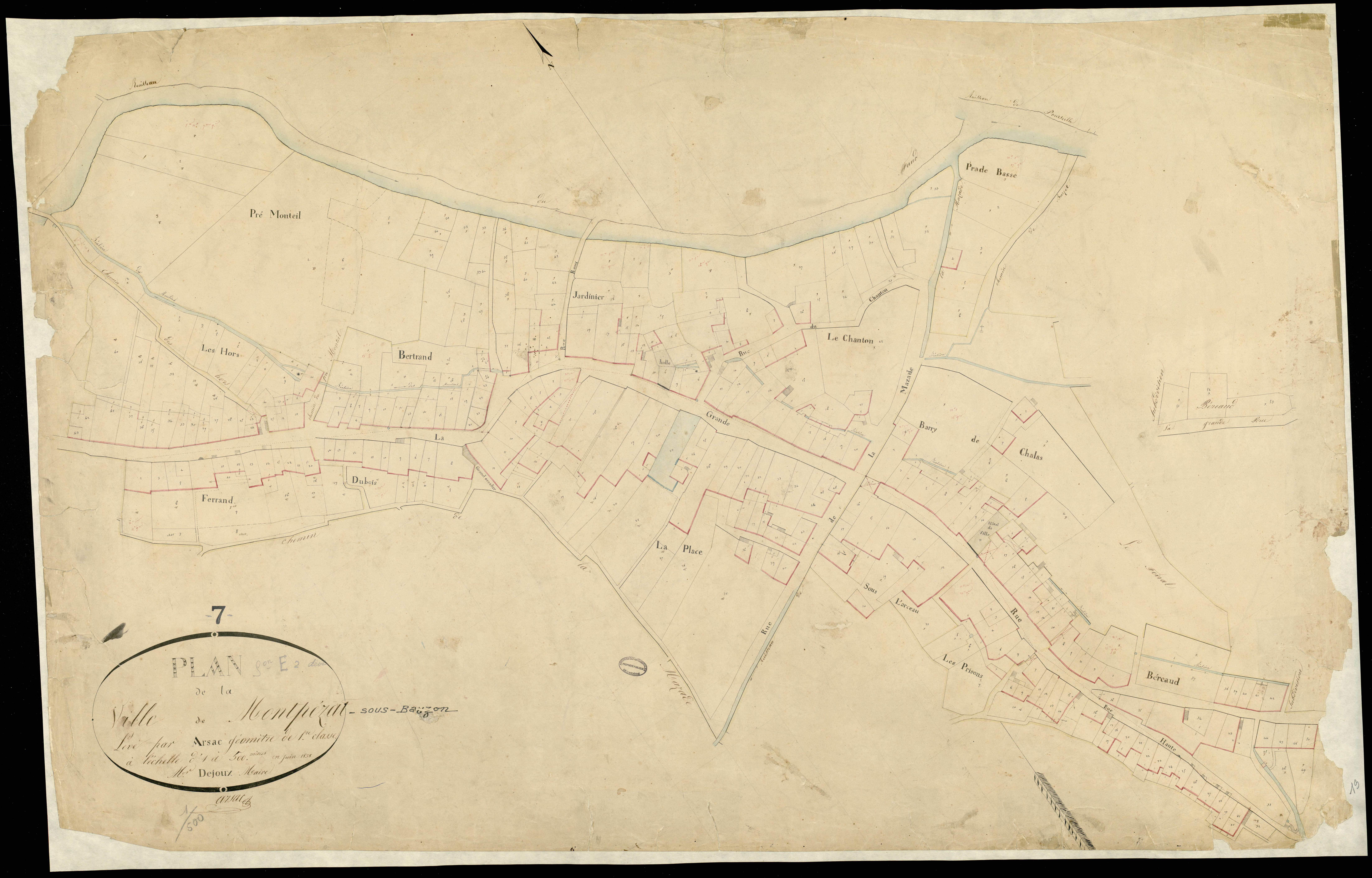Montpezat-sous-Bauzon - Section E - Feuillet 2