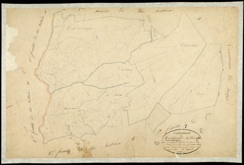 Montpezat-sous-Bauzon - Section B - Feuillet 1
