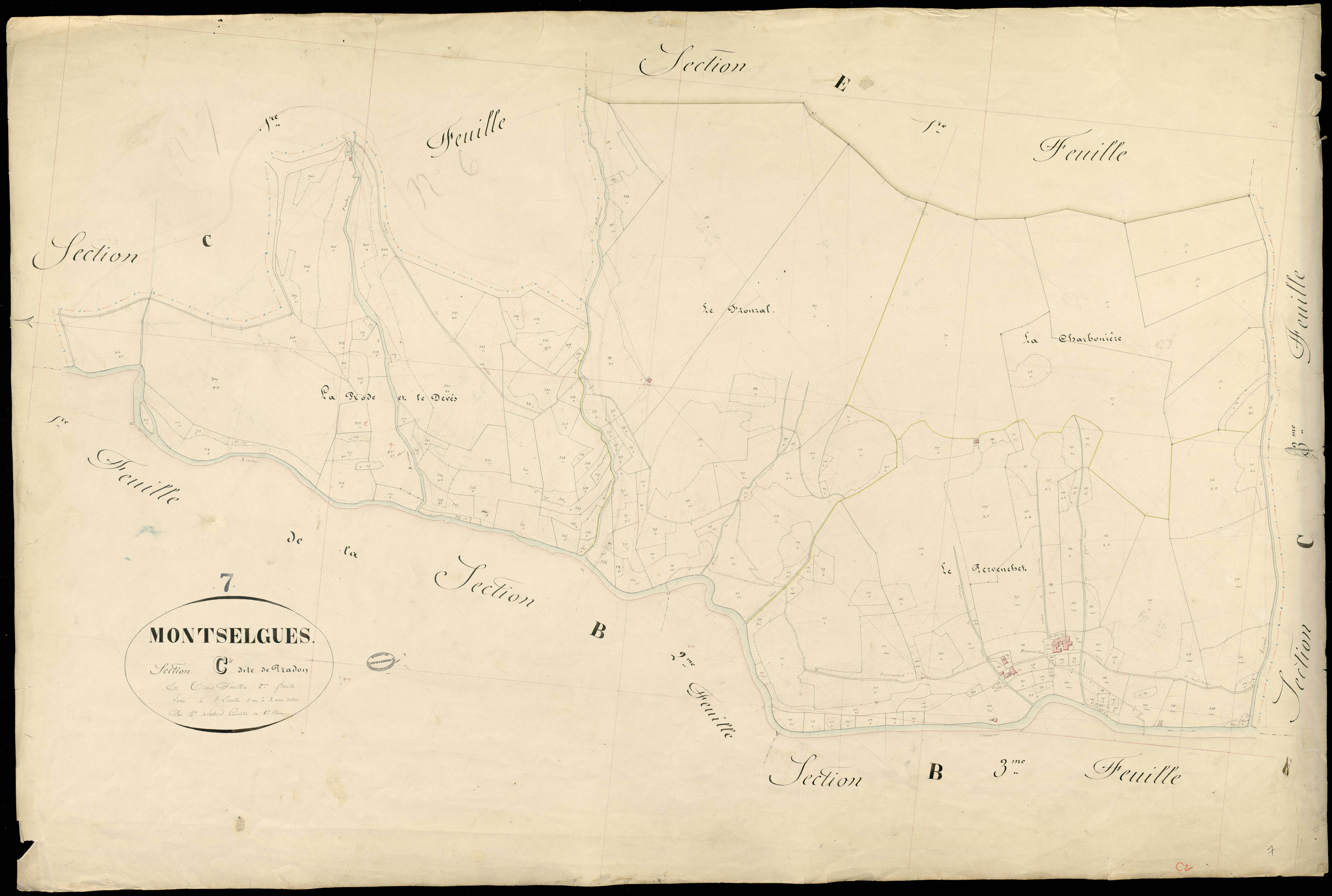 Montselgues - Section C - Feuillet 2