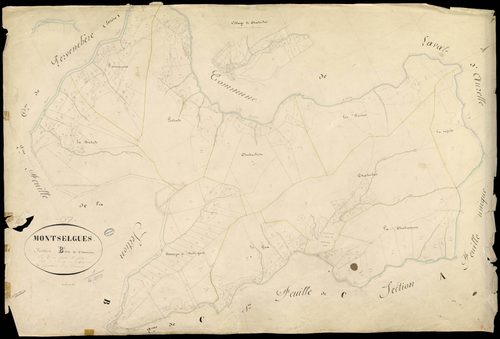 Montselgues - Section B - Feuillet 1