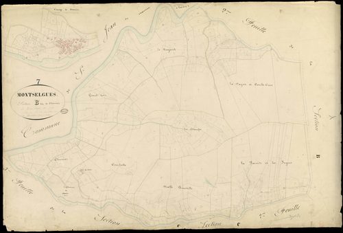 Montselgues - Section B - Feuillet 3