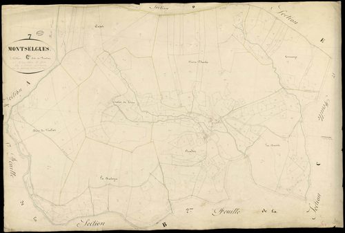 Montselgues - Section C - Feuillet 1