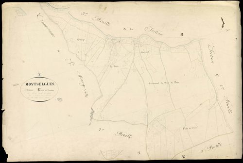 Montselgues - Section C - Feuillet 3
