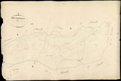Montselgues - Section D - Feuillet 3