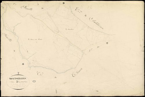 Montselgues - Section D - Feuillet 4