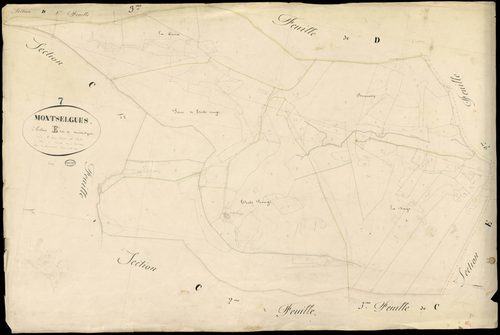 Montselgues - Section E - Feuillet 1
