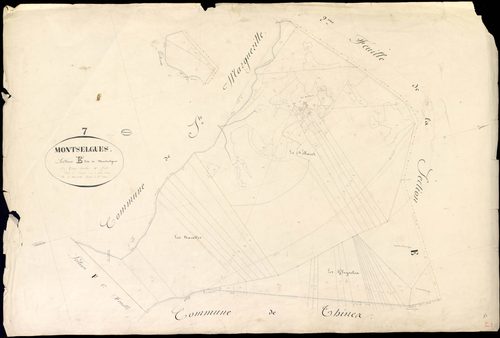 Montselgues - Section E - Feuillet 3